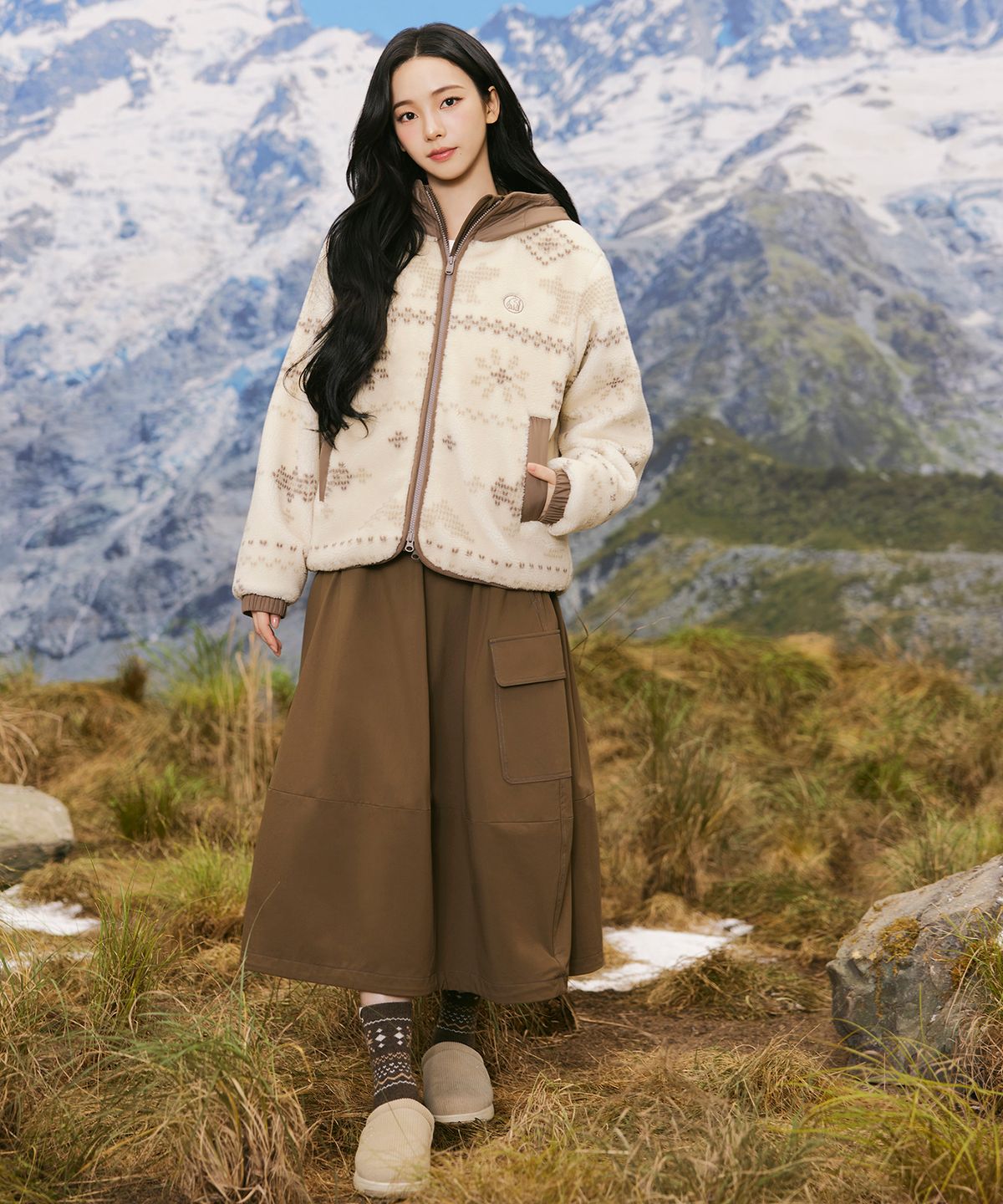 노르디스크(NORDISK) 캠핑 카고 스커트 - W_Beige BROWN OWU26Q71BB