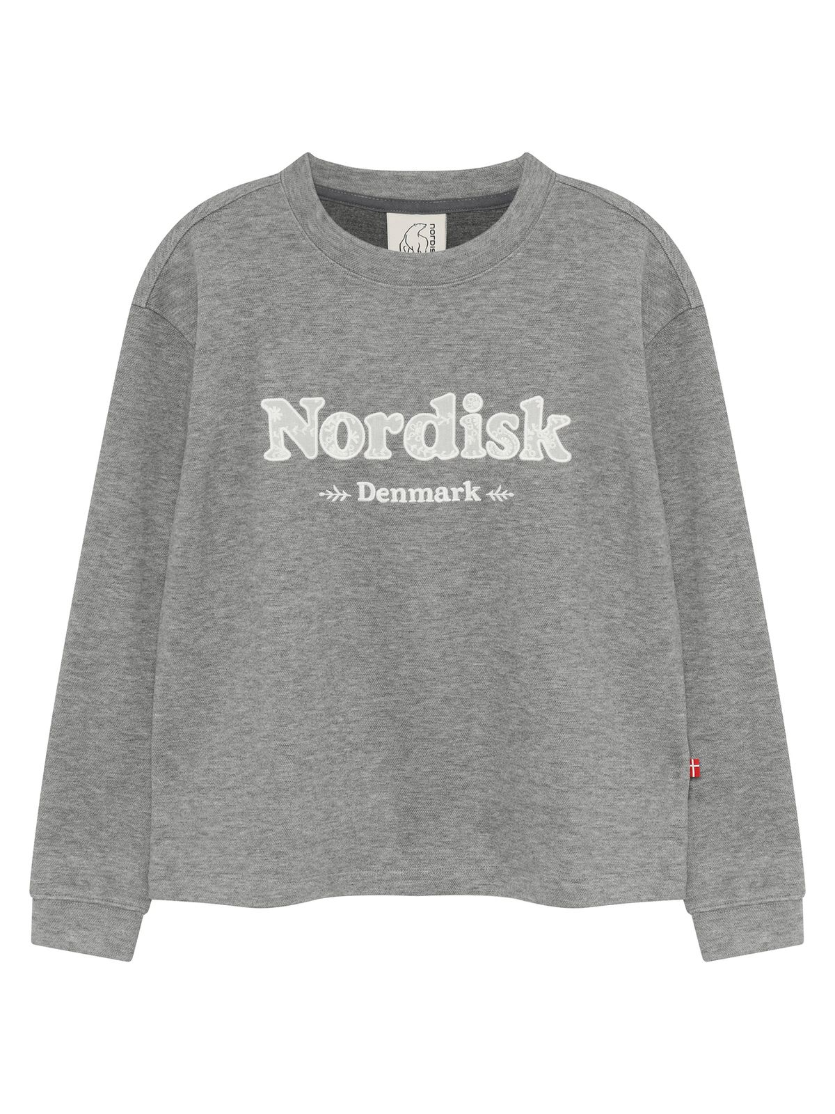 노르디스크(NORDISK) 레이스 아플리케 맨투맨 - W_Melange GREY