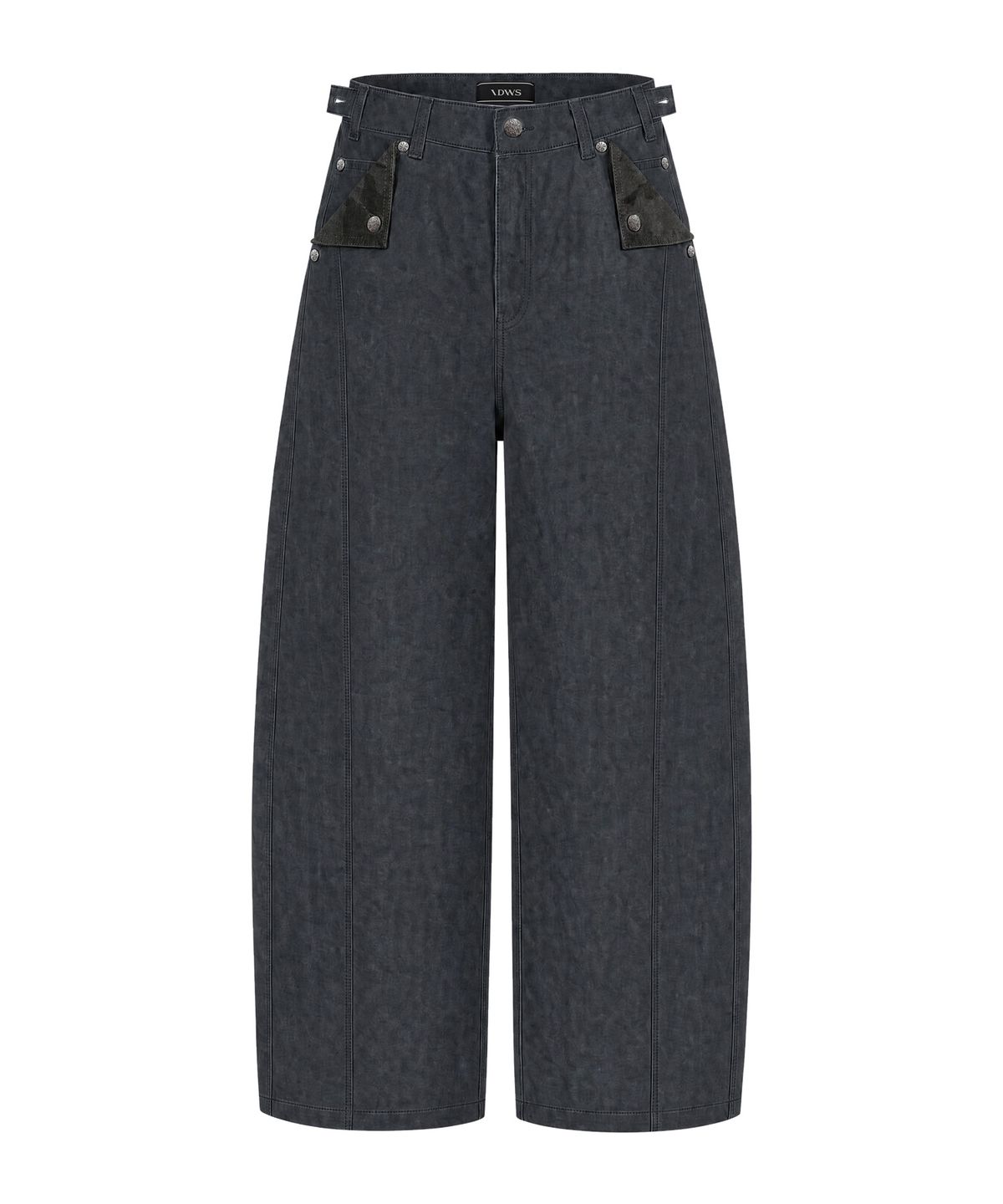 아이돈워너셀(IDWS) Origami Curved Pants Black