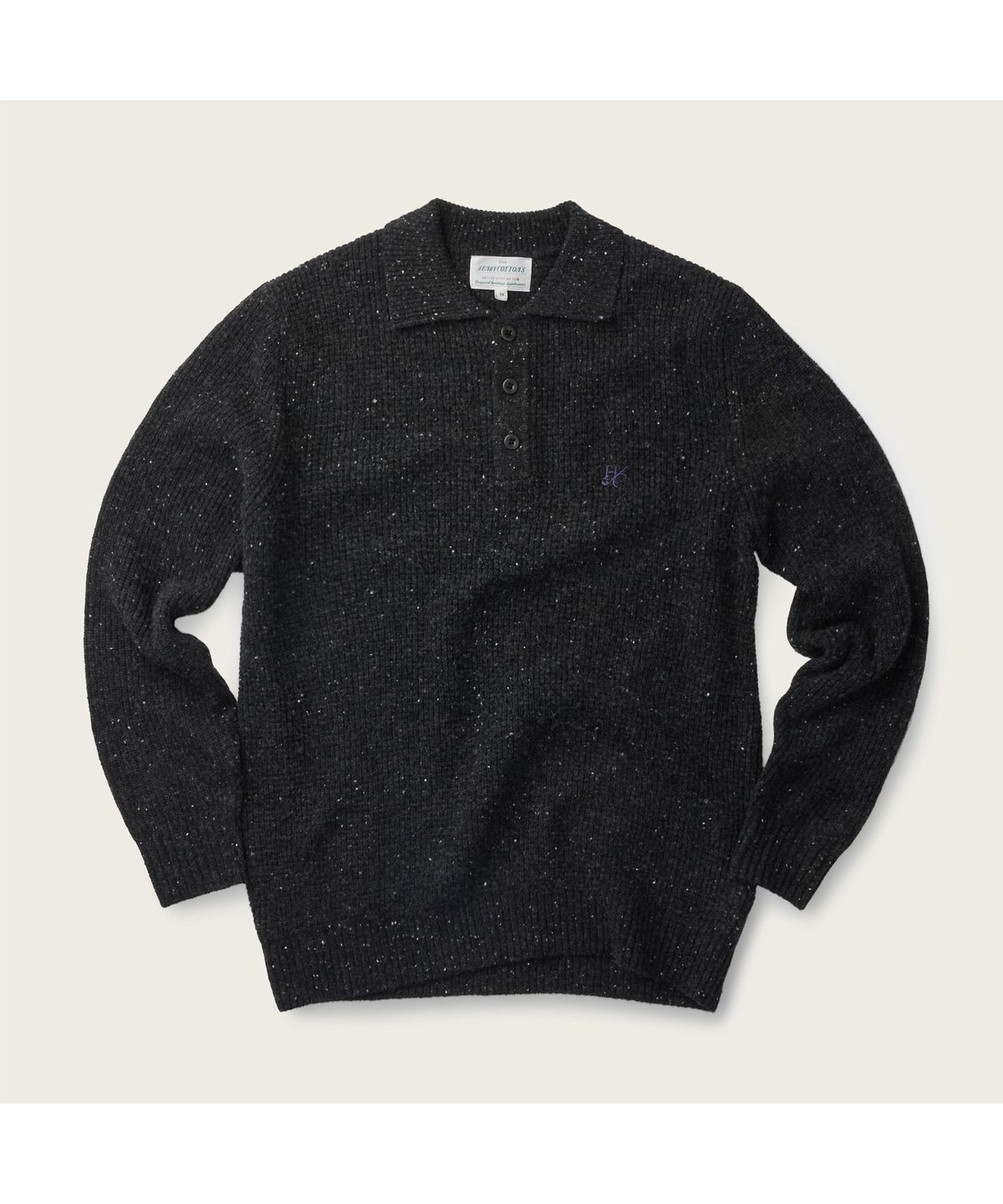 헨리코튼(HENRY COTTONS) [British Sporting Club] 와플 폴로 니트 ABWAW26711CHR
