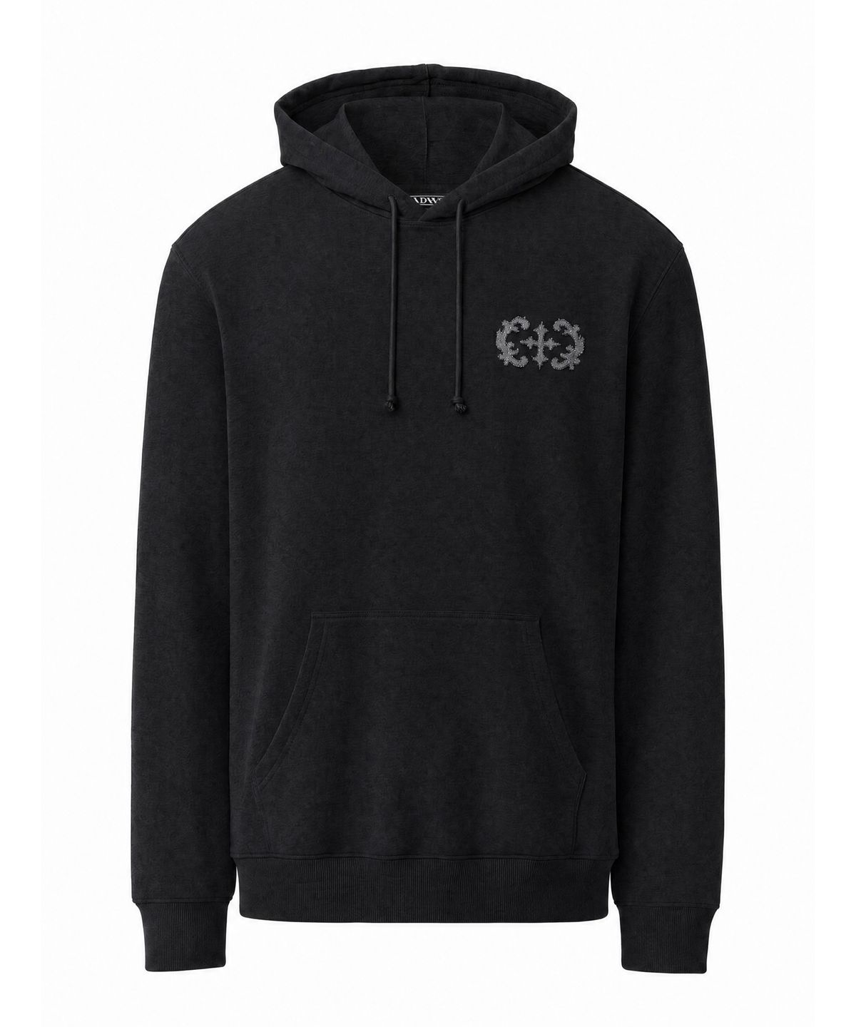 아이돈워너셀(IDWS) Stem Patch Hoodie Black