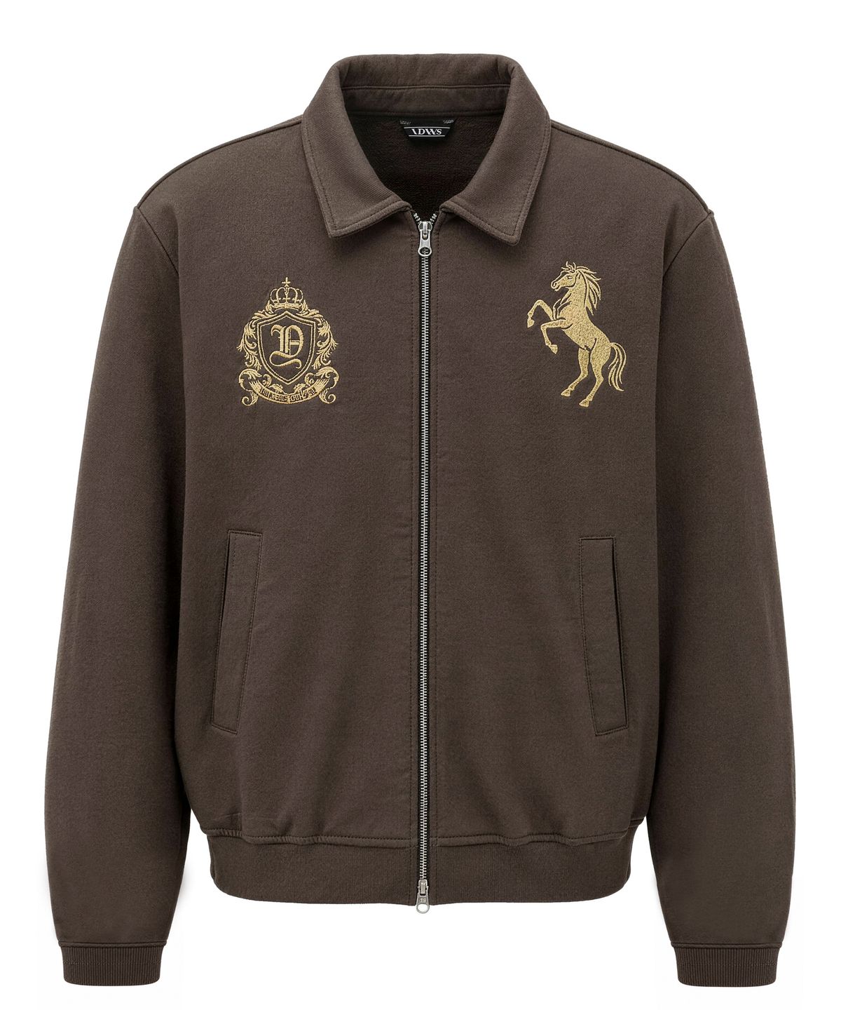 아이돈워너셀(IDWS) Riding Club Collar Cardigan Brown