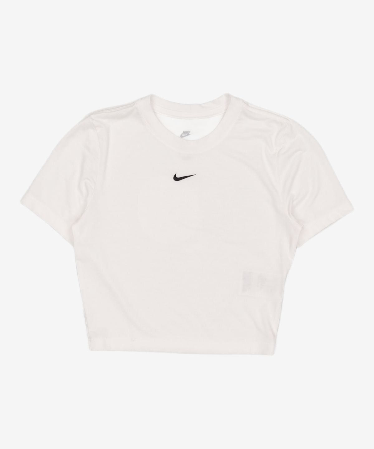 나이키(NIKE) 스포츠웨어 에센셜 슬림 핏 크롭 티셔츠 W - 화이트:블랙 / FB2874-100 S