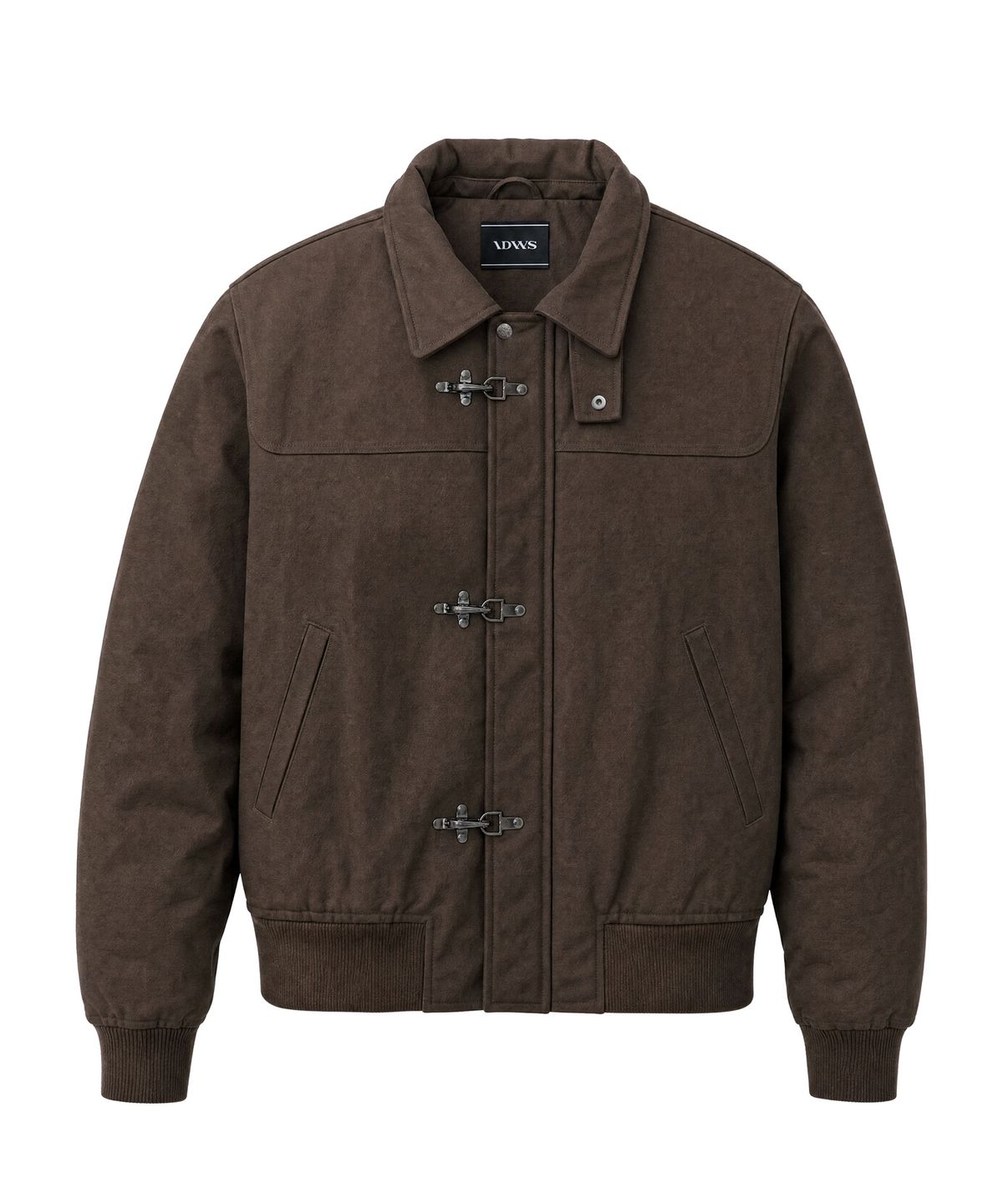 아이돈워너셀(IDWS) Util Hook Buckle Jumper Brown