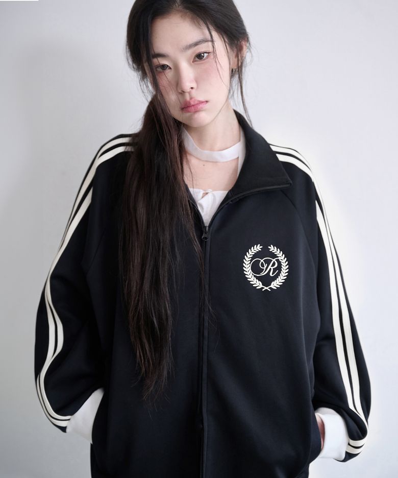 하치 루즈 트랙탑 [BLACK]