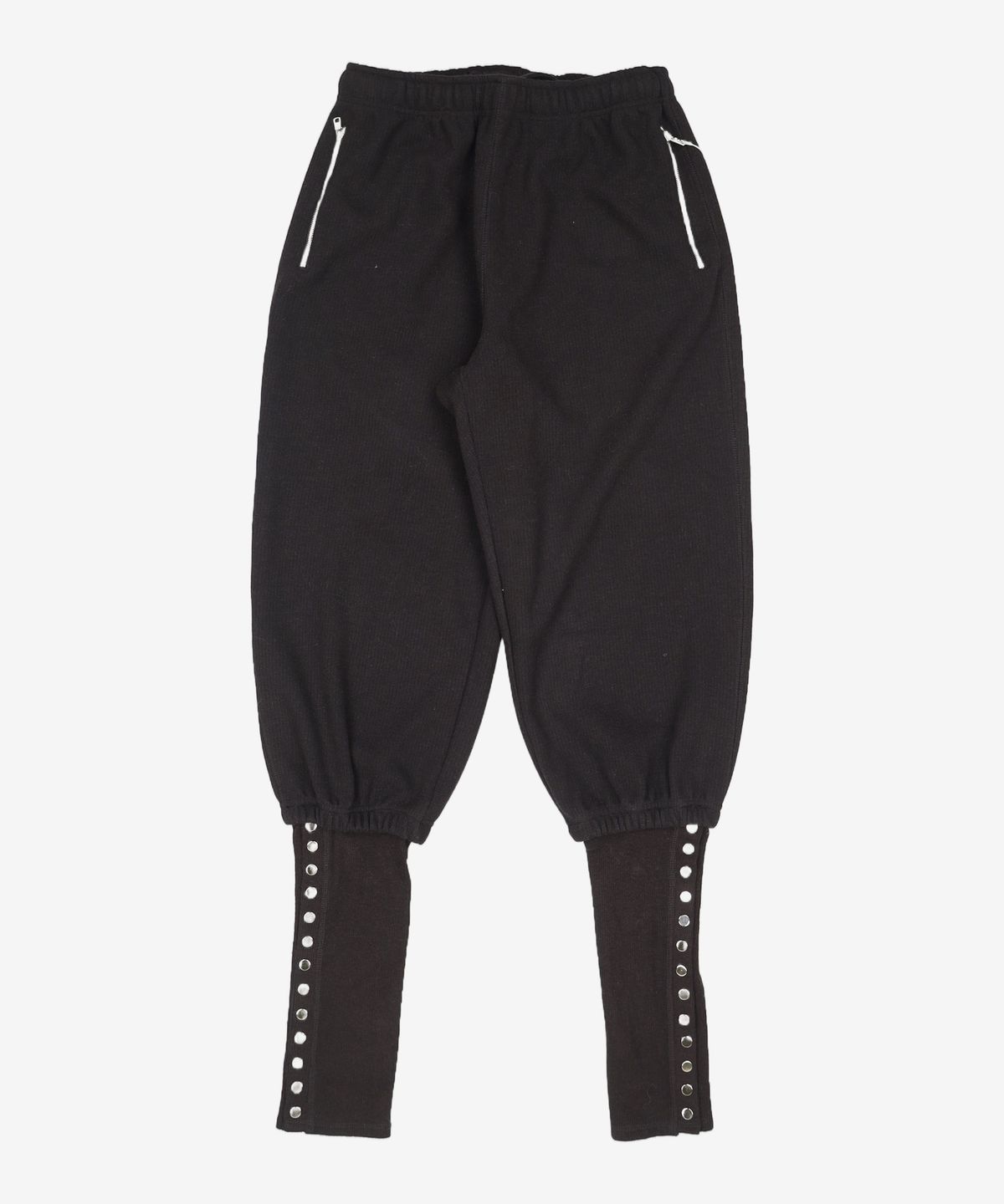 김미더영(GIMMETHEYOUNG) G_LAYERED TOE KNIT PANTS / BLACK ONE