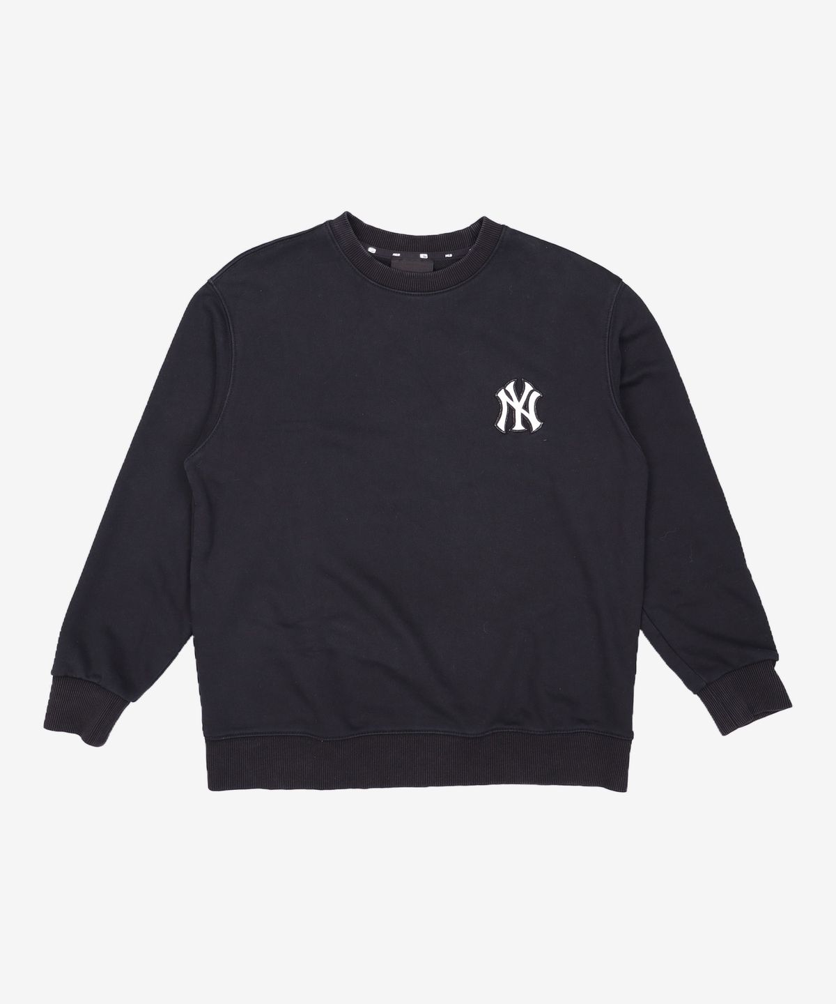 엠엘비(MLB) 메가로고 오버핏 맨투맨 (셋업) NY (BLACK) S(90)
