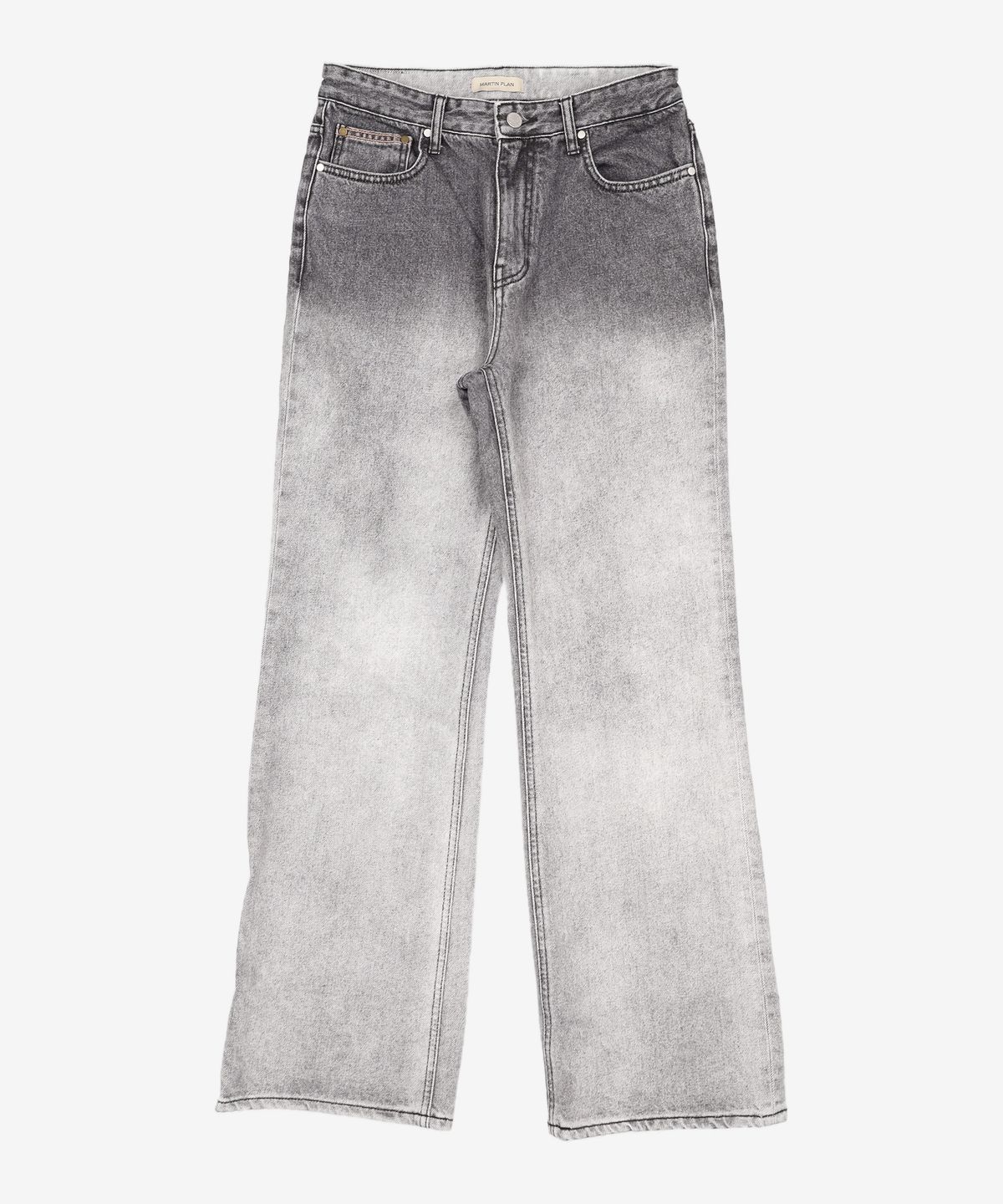마틴플랜(MARTIN PLAN) Gradation Flare Denim - BLACK M