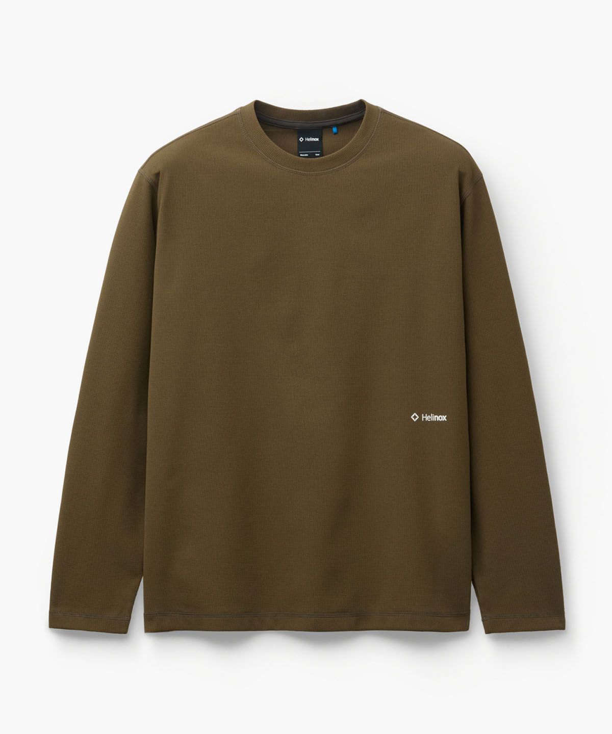 헬리녹스 웨어(HELINOX WEAR) 와플 피크 긴팔 티셔츠_Brown