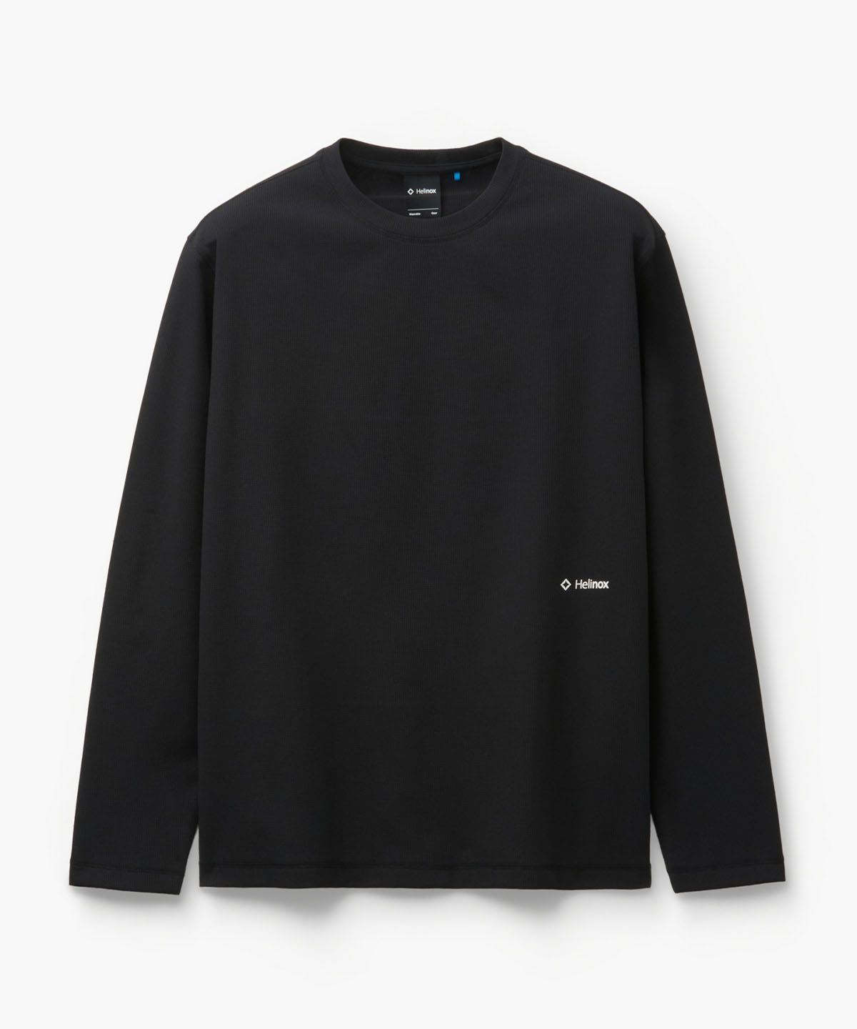 헬리녹스 웨어(HELINOX WEAR) 와플 피크 긴팔 티셔츠_Black