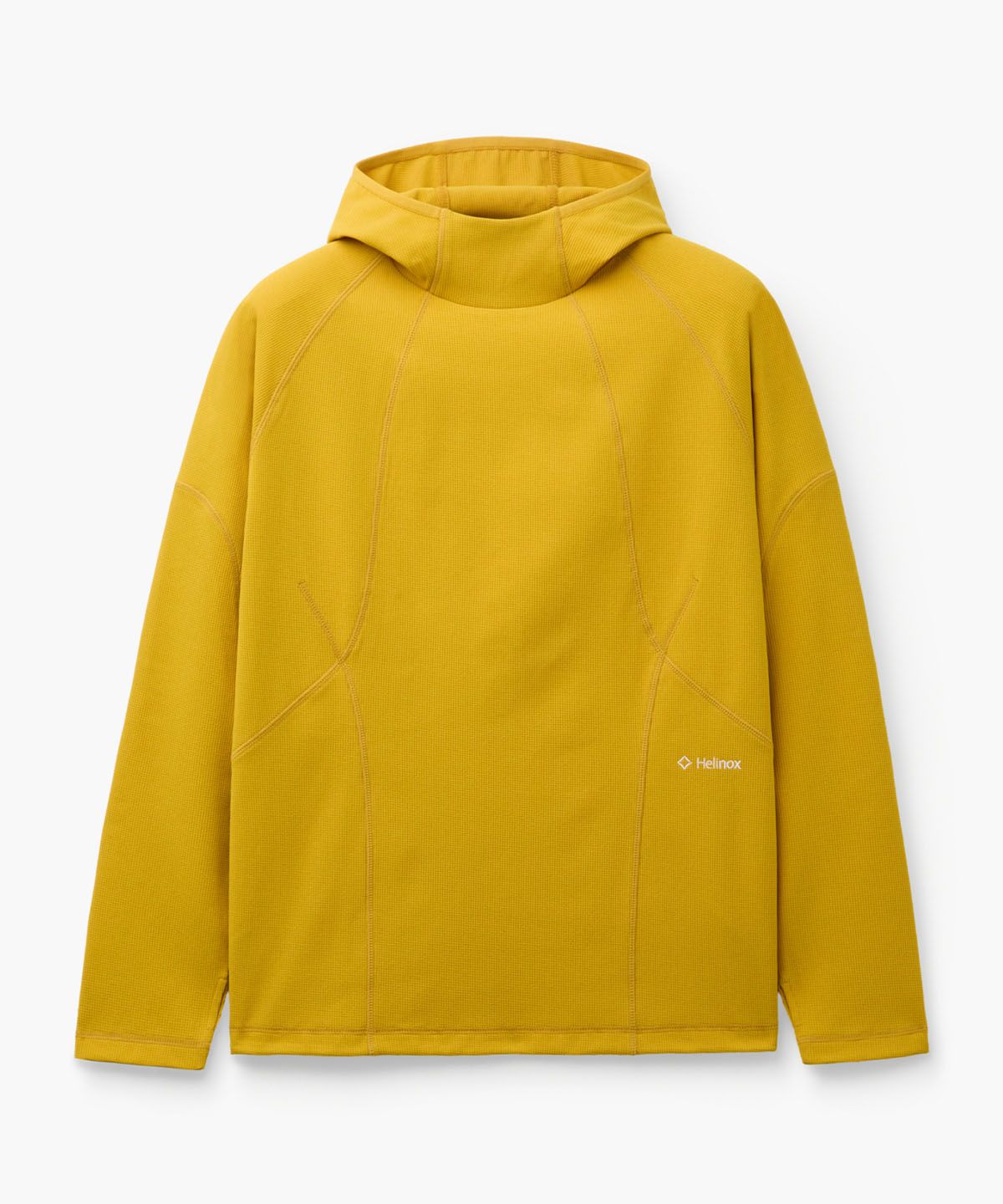 헬리녹스 웨어(HELINOX WEAR) 와플 긴팔 후드티셔츠_Dark Yellow