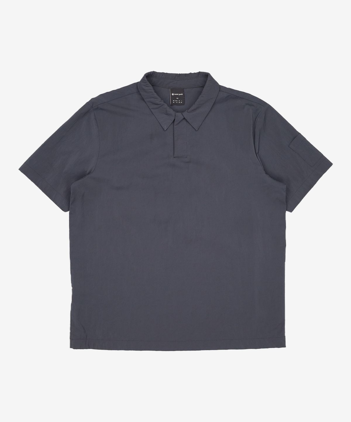 스노우피크 어패럴(SNOWPEAK APPAREL) 루트 반팔 폴로 티셔츠 Navy (S23MMRPS22) 100
