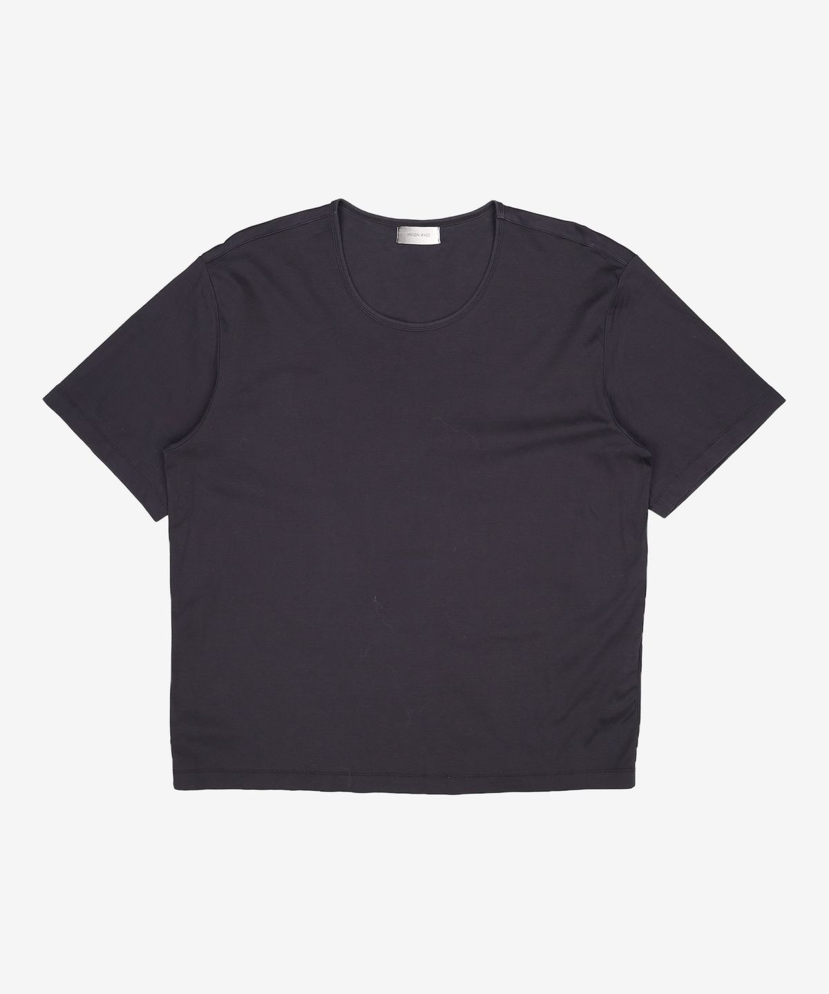 메종미네드(MAISON MINED) BLESS U NECK HALF T BLACK 2XL