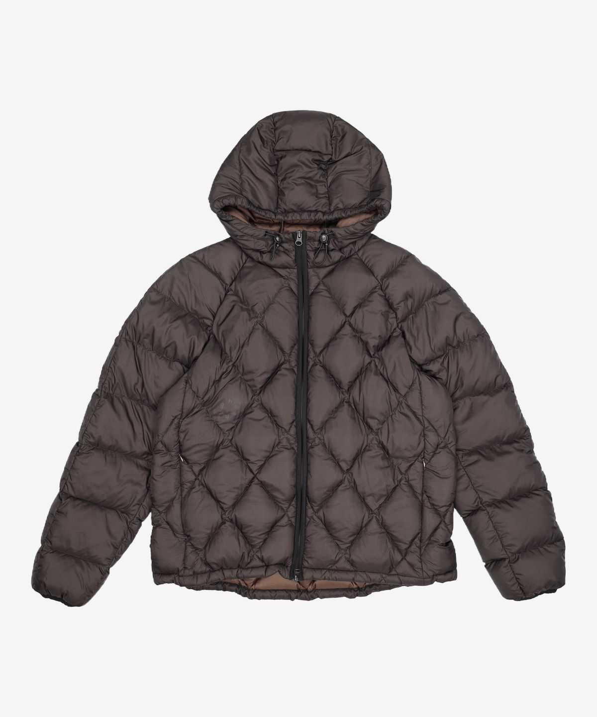 오헤시오(OHESHIO) DIAMOND QUILTED DUCK DOWN, BROWN S