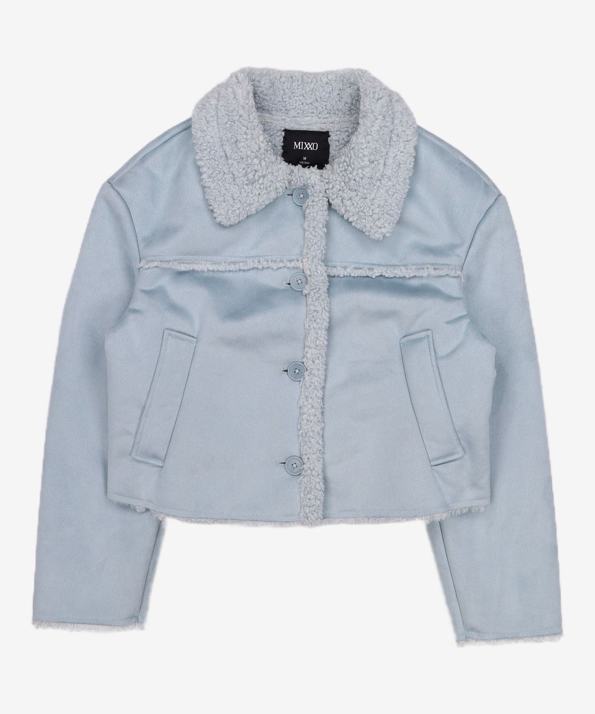 미쏘(MIXXO) 퍼카라 크롭 무스탕_MIWJLDV03G M