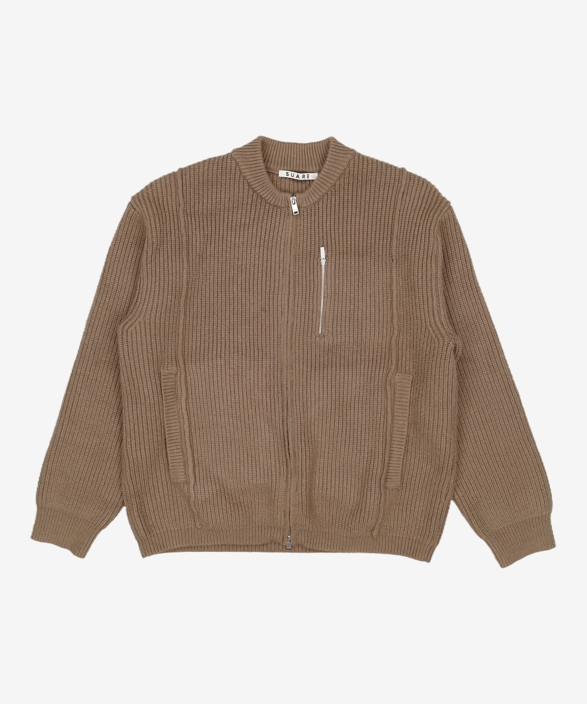 수아레(SUARE) MA-1 니트 블루종 - 3 COLOR L