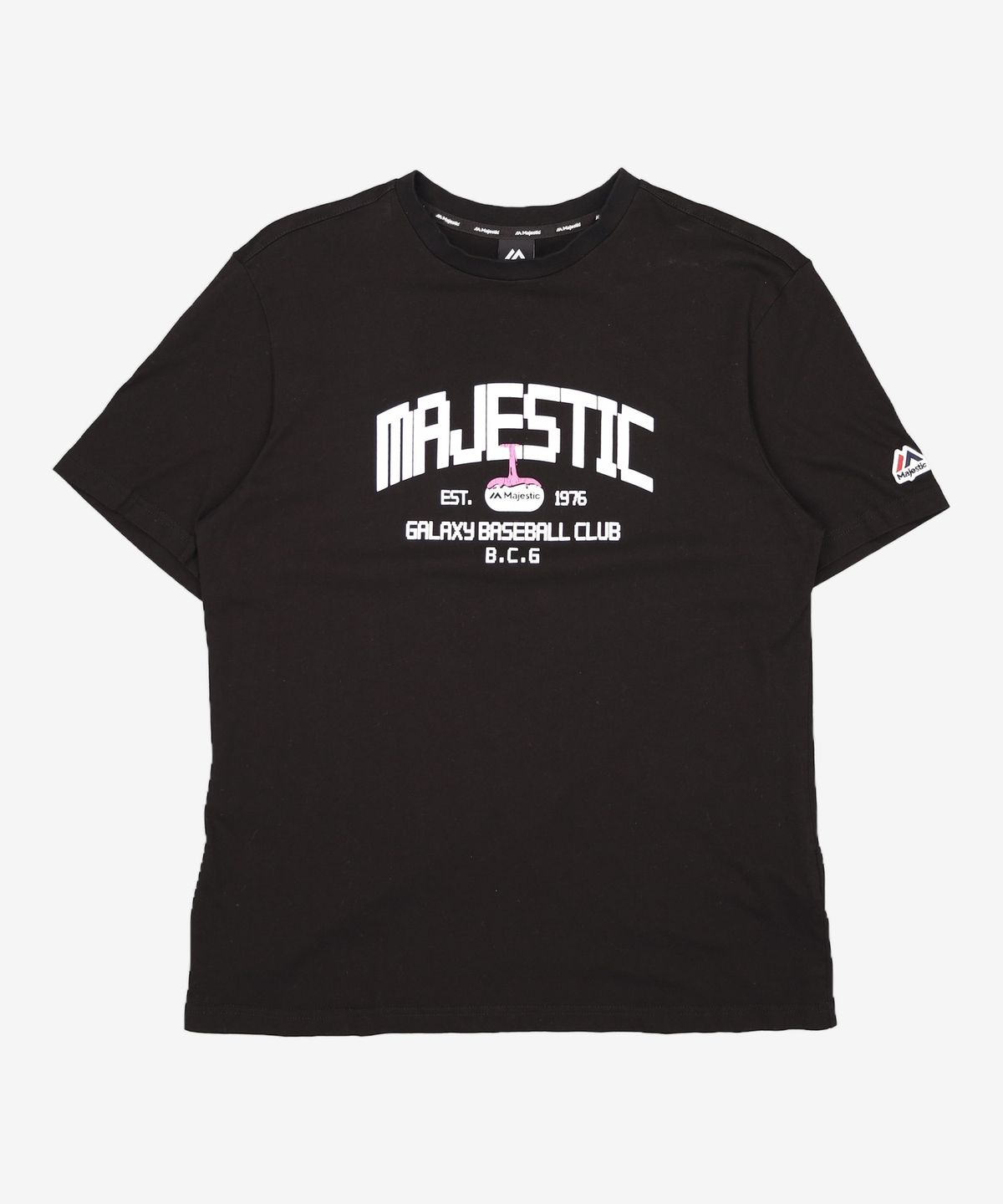 마제스틱(MAJESTIC) ML192UCATS003 UNI 8-BIT LETTERING 반팔티 (블랙) 105