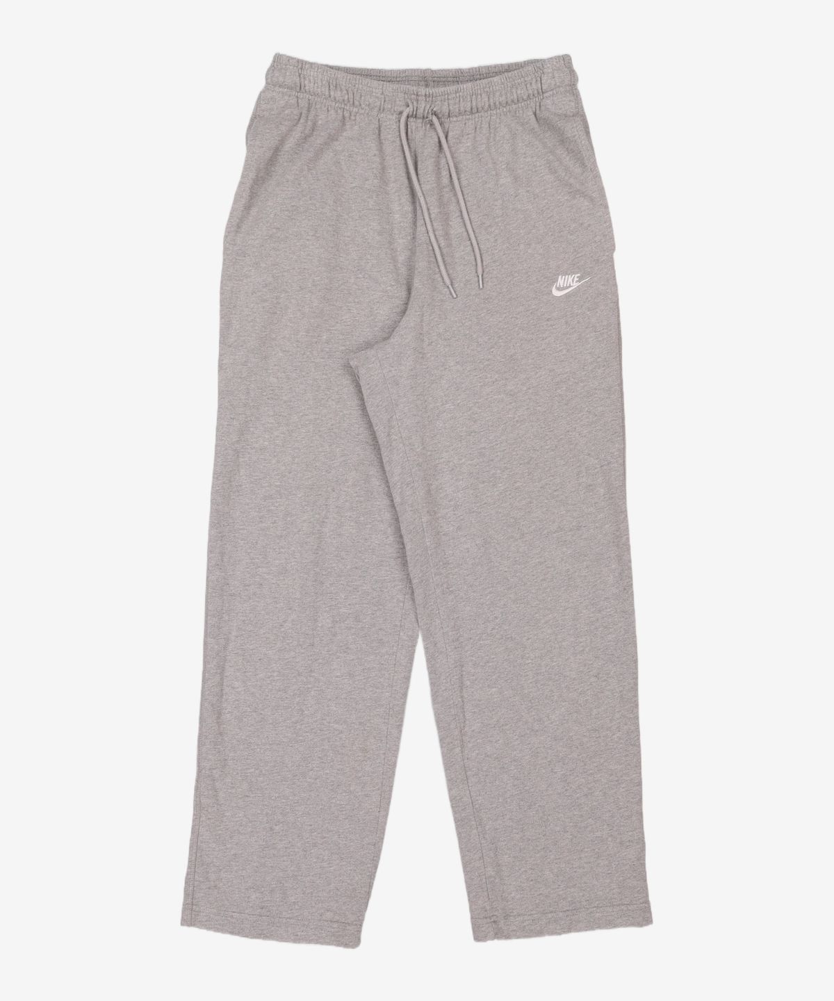나이키(NIKE) 스포츠웨어 클럽 니트 오픈 헴 팬츠 M - 다크 그레이 헤더:화이트 / FQ4333-063 M