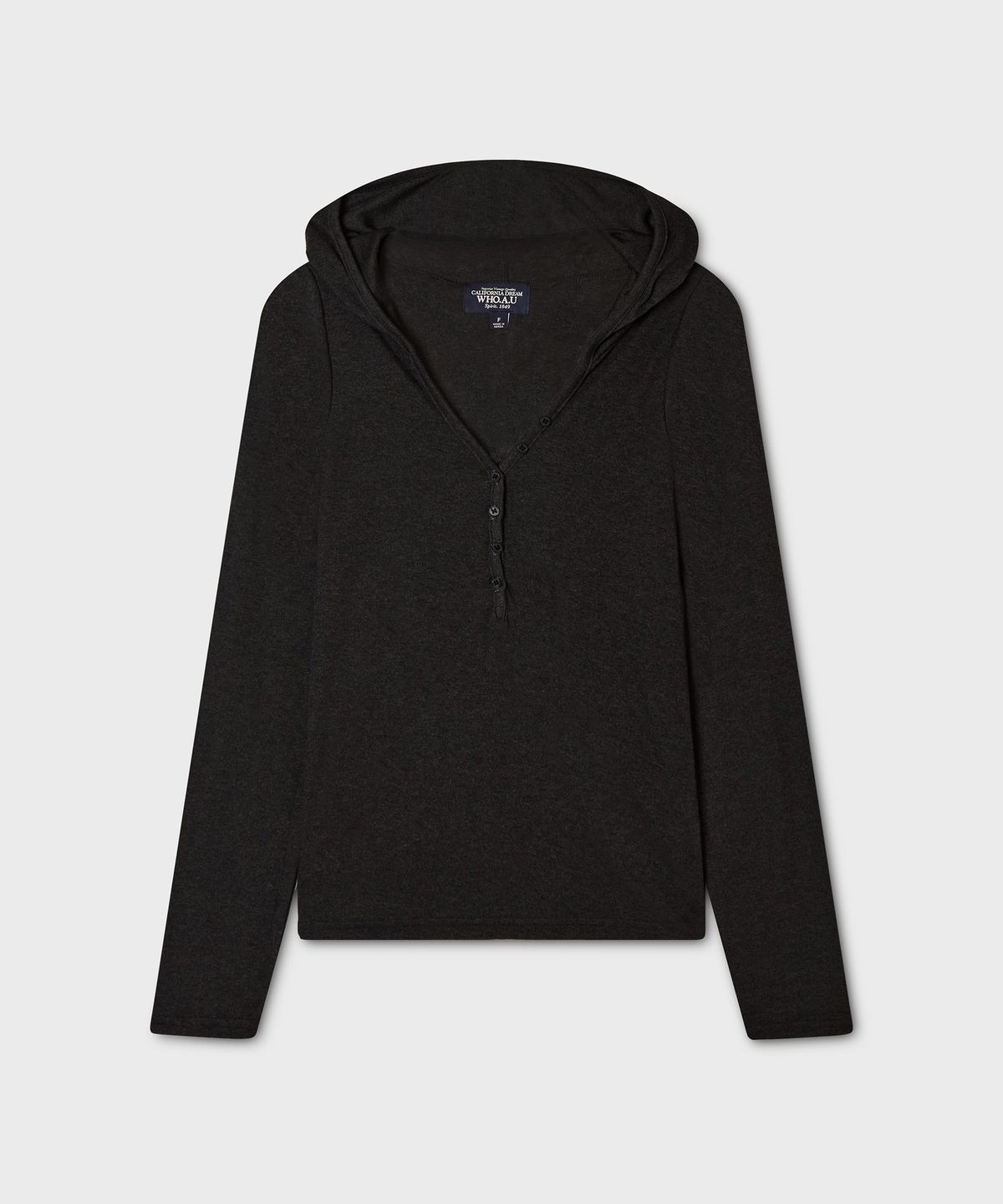 후아유(WHO.A.U) Hooded Henryneck T-shirt(F) / WHLAG4993F