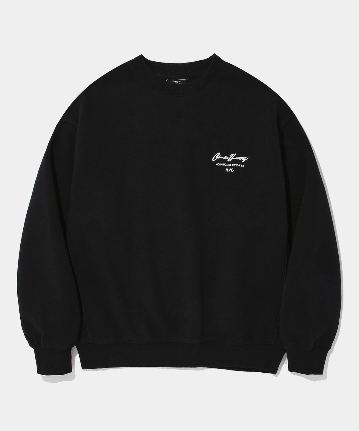 컬럼비아 유니버시티(COLUMBIA UNIVERSITY) NEW SCRIPT LOGO FLEECE SWEAT SHIRT_BLACK