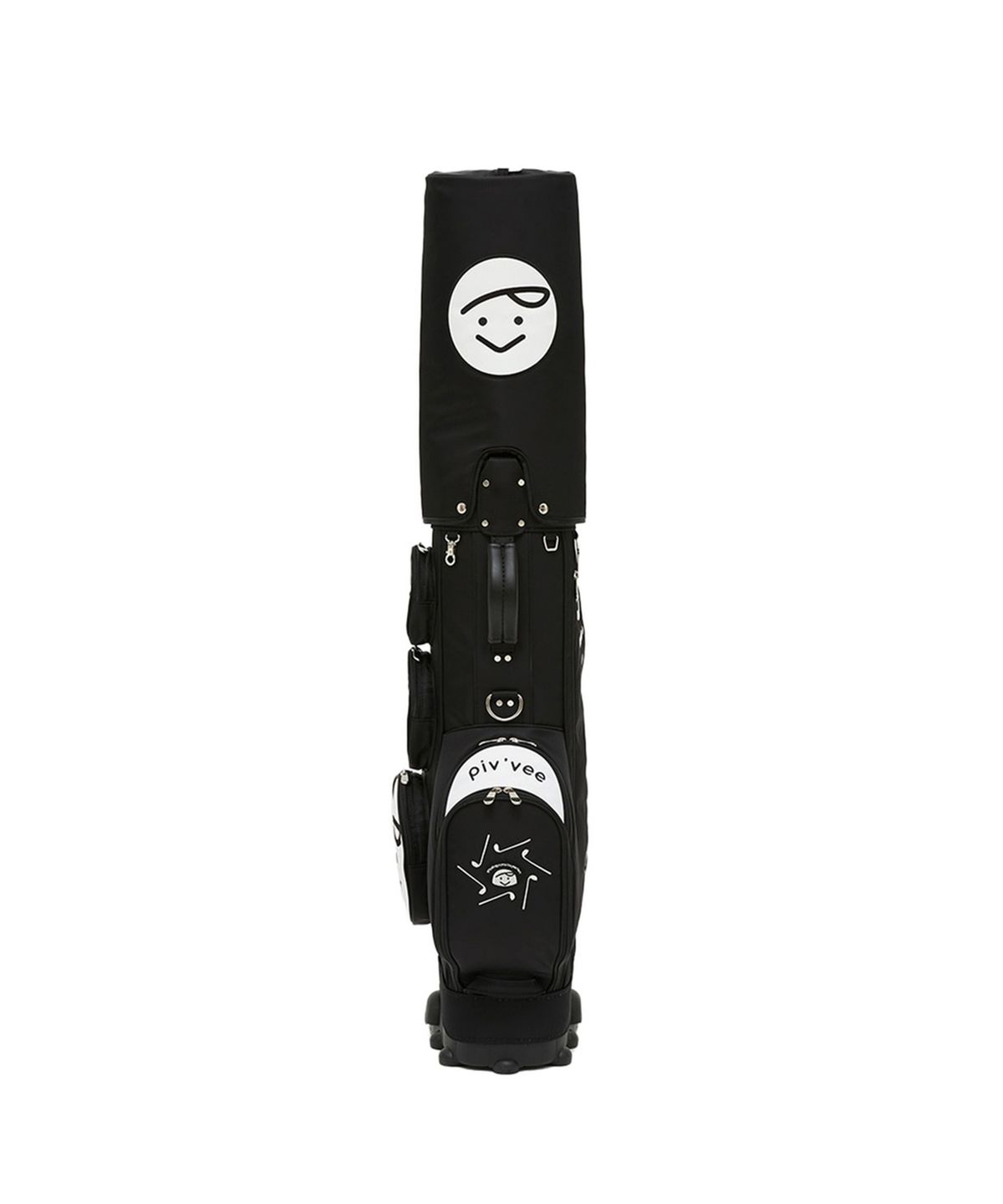 피브비(PIV’VEE) Pivvee Caddie Bag (ebony black)