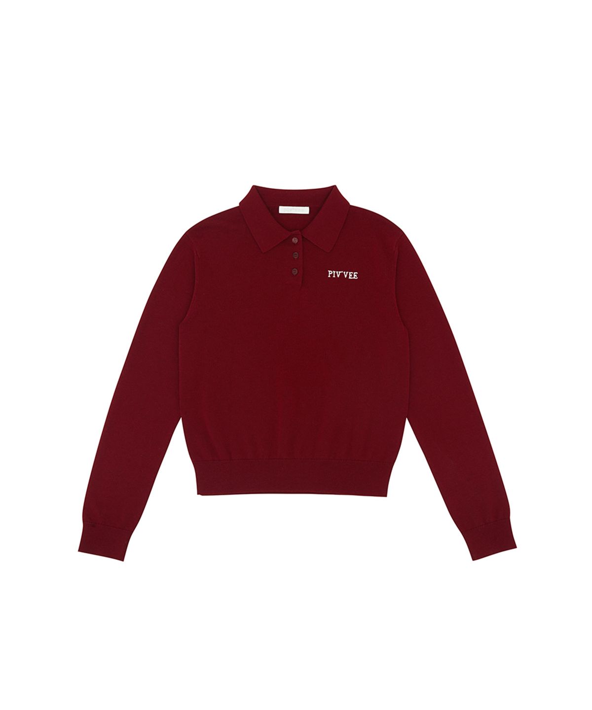 피브비(PIV’VEE) Giant Knit PK (wine red)