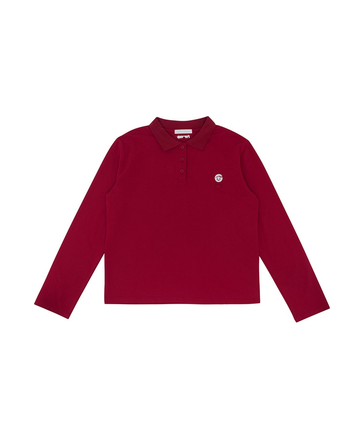 피브비(PIV’VEE) Emblem Basic PK Shirt (wine red)