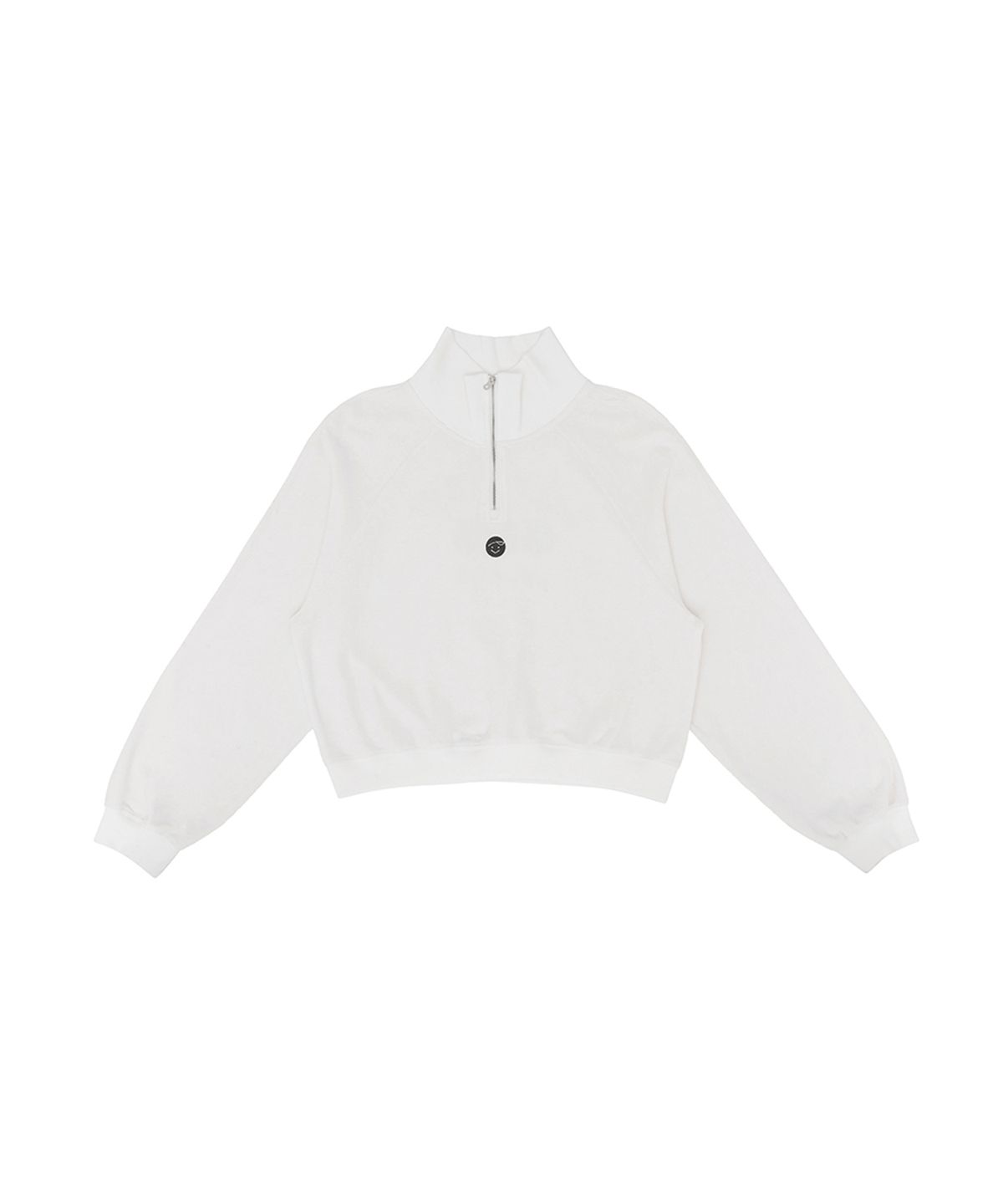 피브비(PIV’VEE) Terry Half-zip Sweatshirt (cloud white)