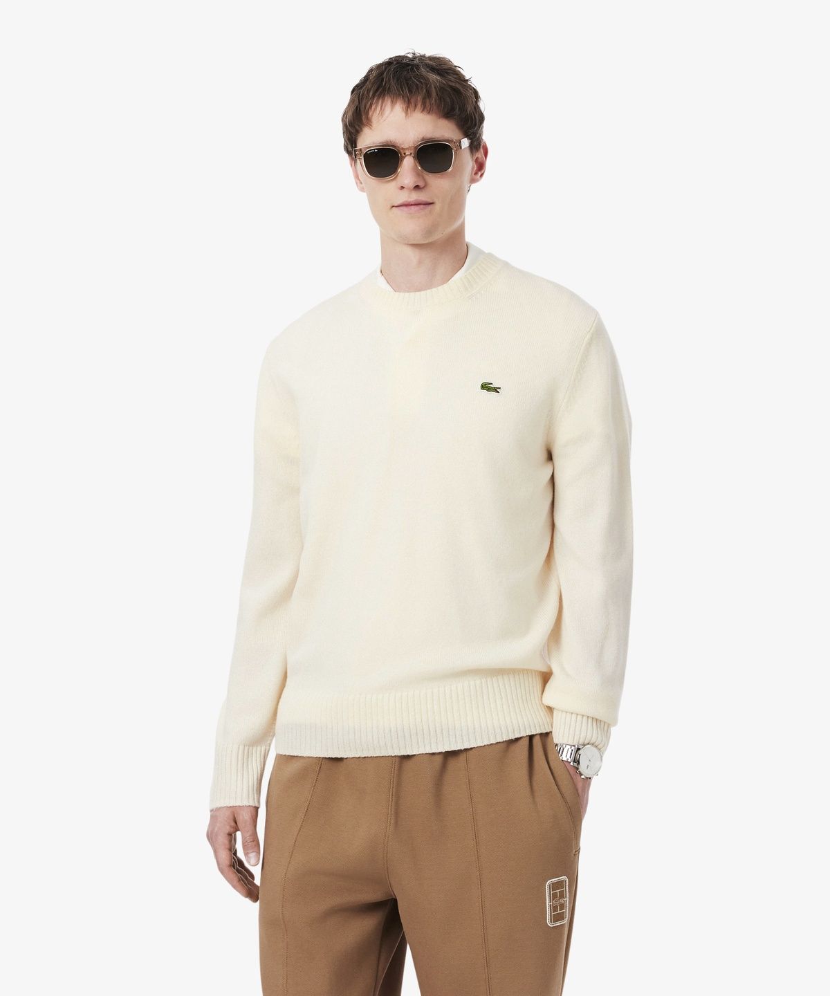 라코스테(LACOSTE) 남성 방모 크루넥 풀오버 AH2916-56N XFJ