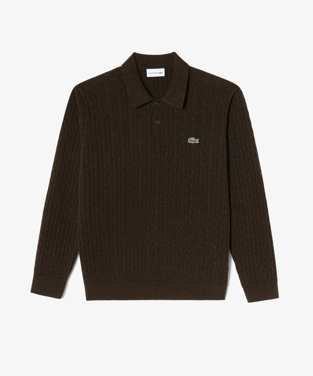 라코스테(LACOSTE) 남성 케이블 긴팔 스웨터 폴로셔츠 AH680E-56N DPD