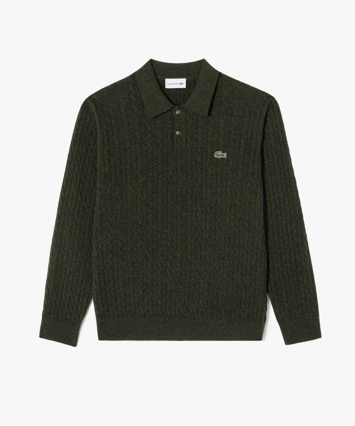 라코스테(LACOSTE) 남성 케이블 긴팔 스웨터 폴로셔츠 AH680E-56N BMY
