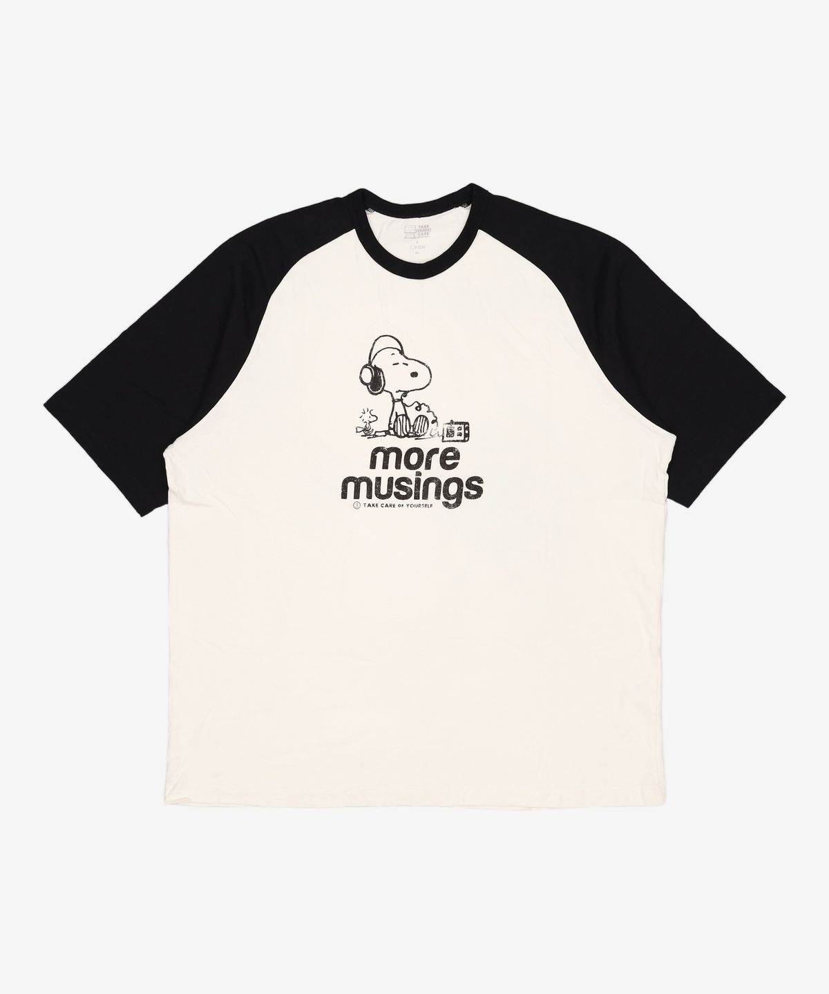 탑텐(TOPTEN) 공용) 베러 코튼 콜라보 반팔티 (PEANUTS)_MSF2TS3001CRP 4XL