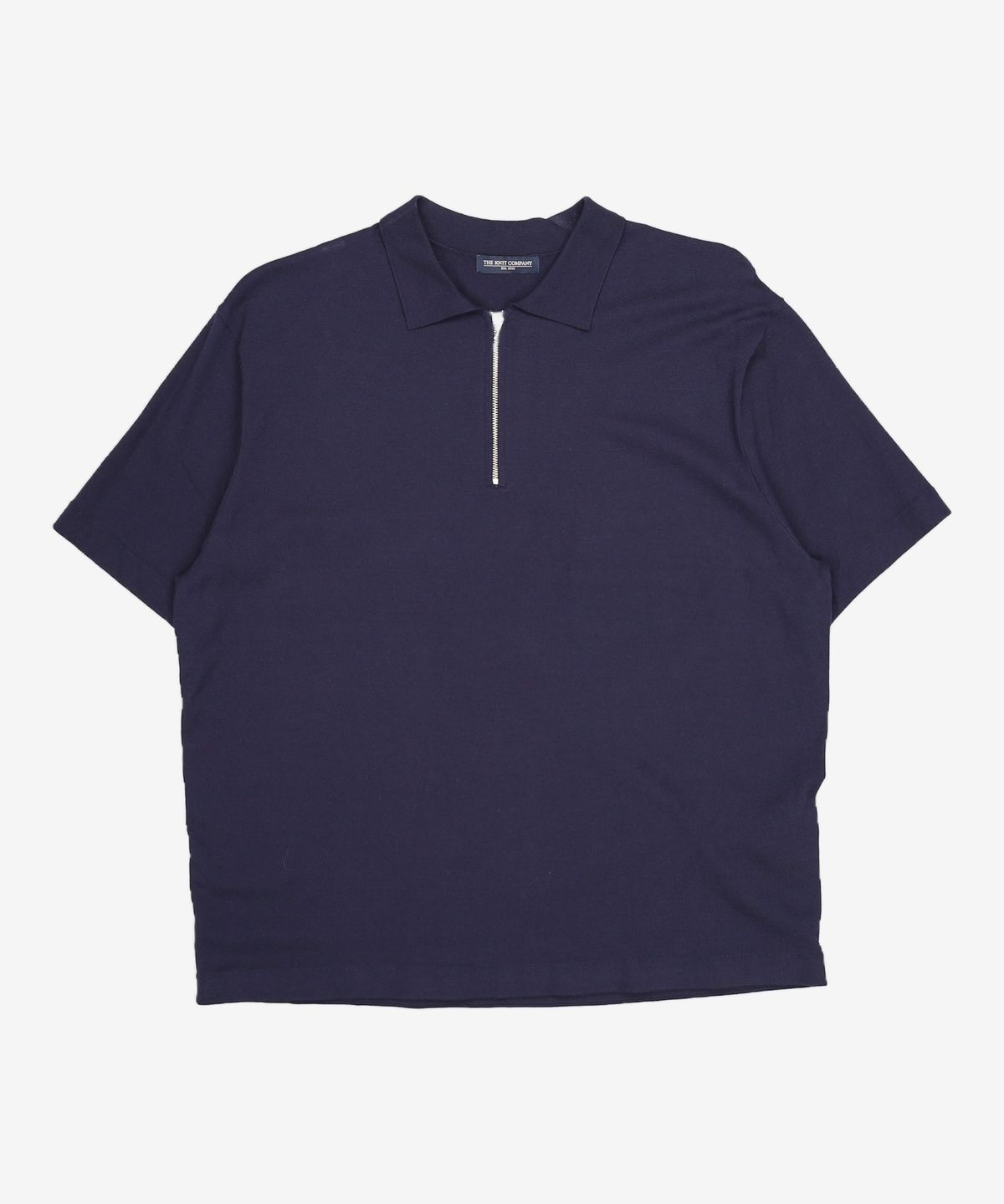 더니트컴퍼니(THEKNITCOMPANY) 실크 라이크 집업 카라 니트 4color XL