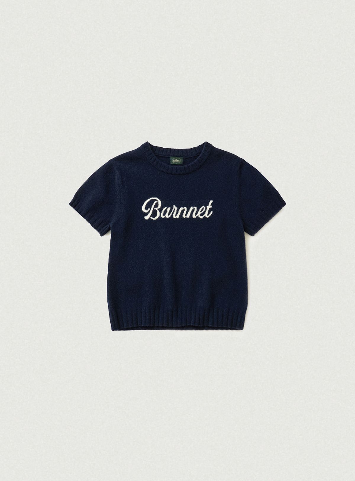 더바넷(THEBARNNET) Barnnet Logo Cashmere Knit_Navy