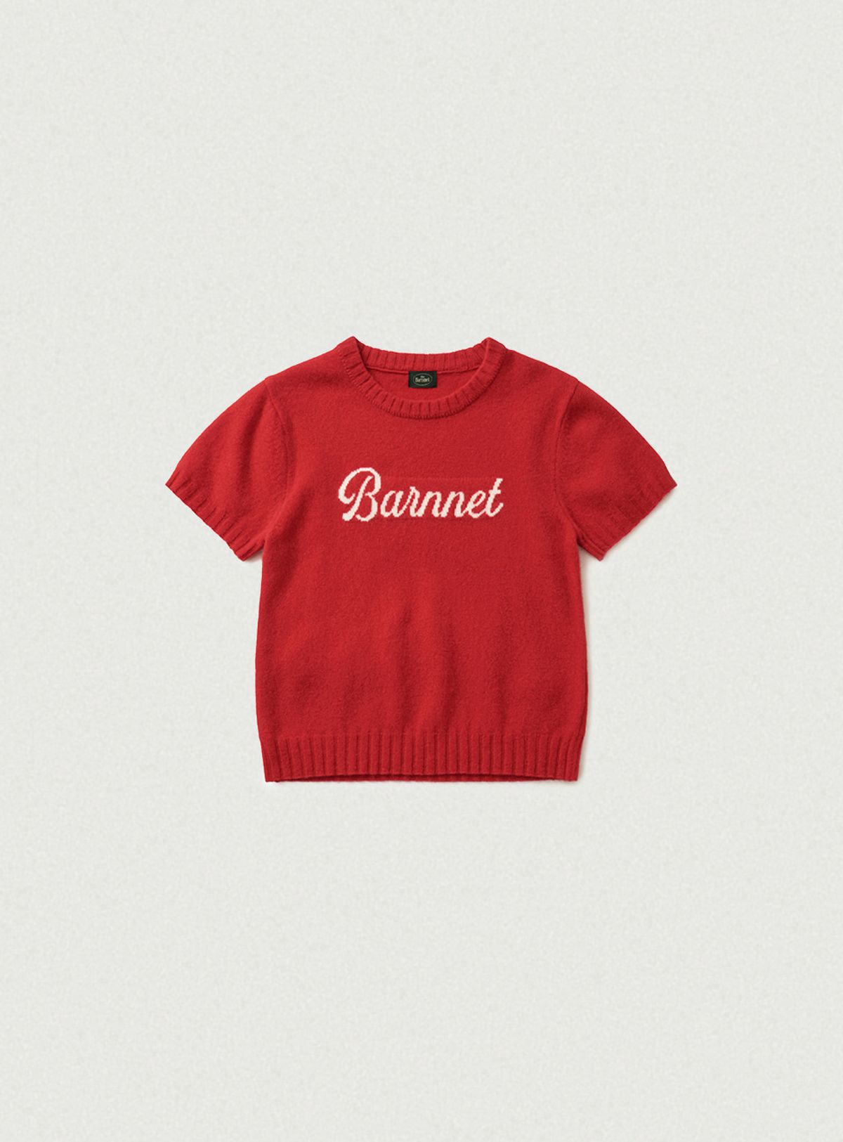 더바넷(THEBARNNET) Barnnet Logo Cashmere Knit_Red