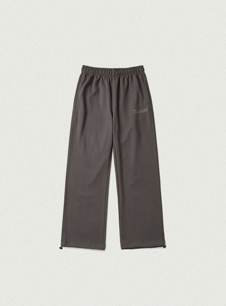 Campie Sweat Drawstring Jogger Pants_Charcoal