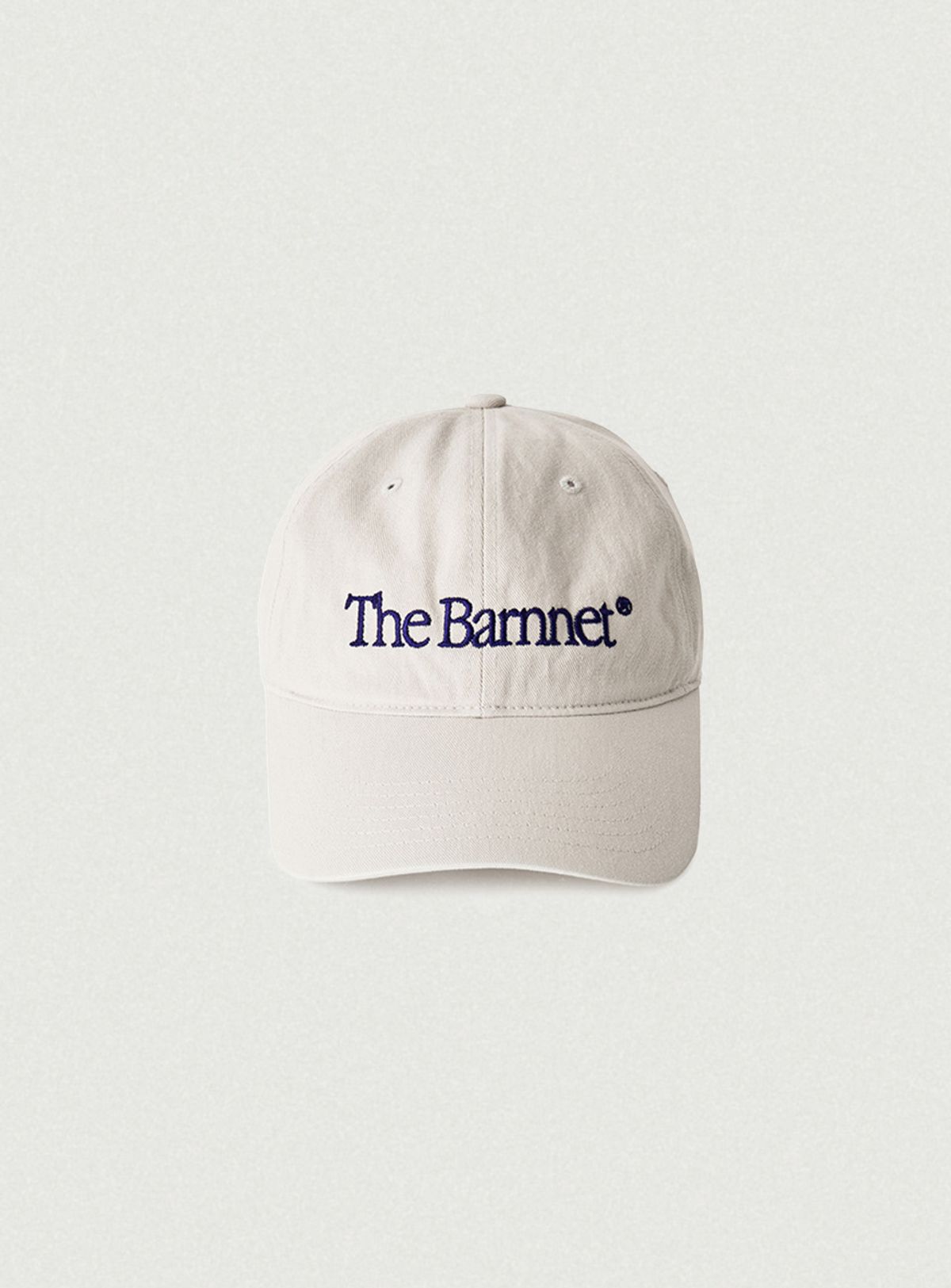 더바넷(THEBARNNET) Logo Ball Cap_Light Grey