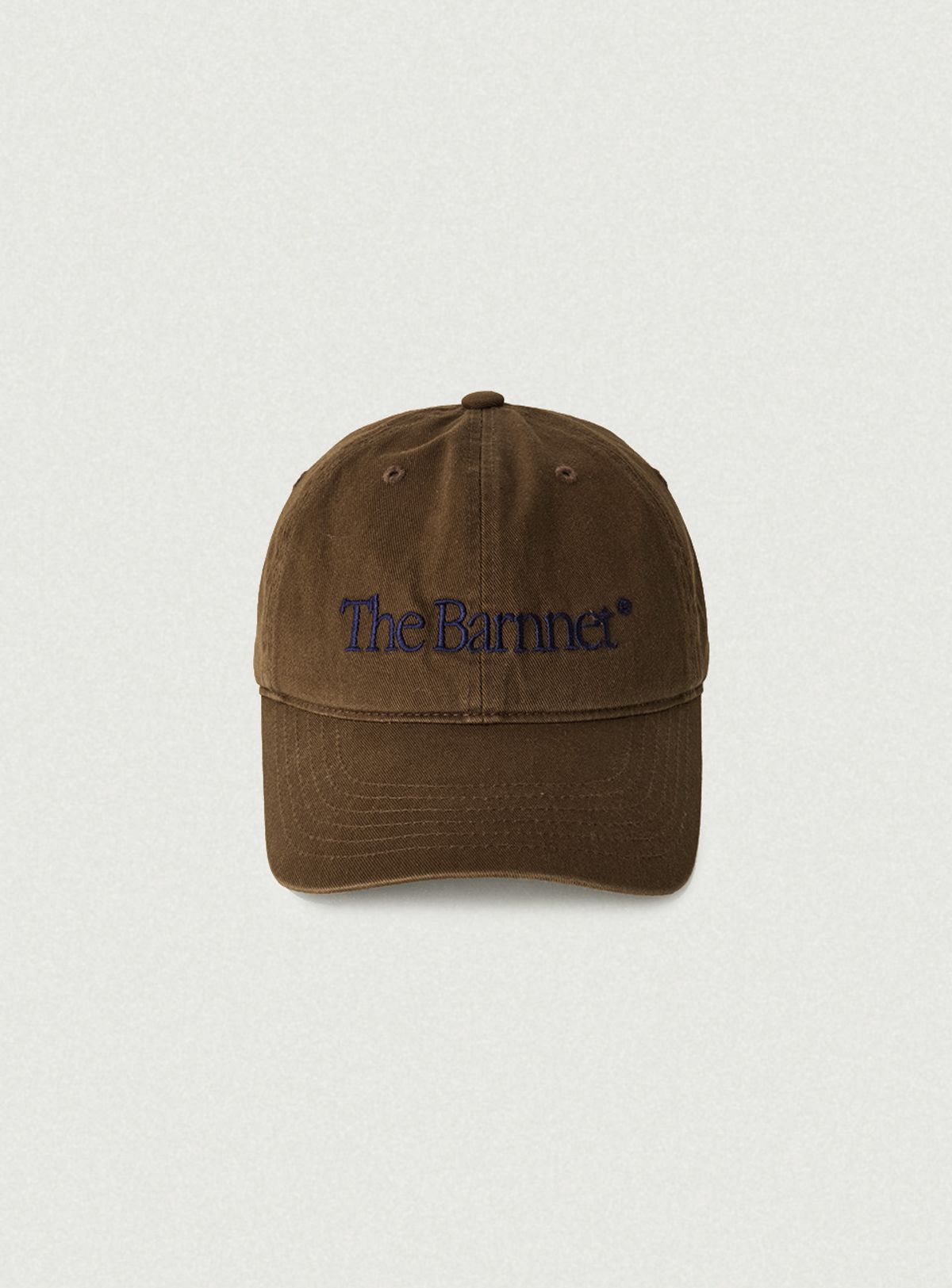 더바넷(THEBARNNET) Logo Ball Cap_Brown Navy