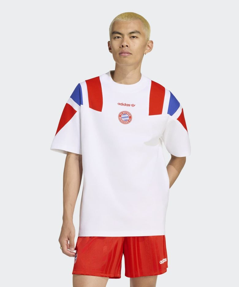 FC 바이에른 뮌헨 EQT 티셔츠 - 화이트:레드:블루 / KG2290