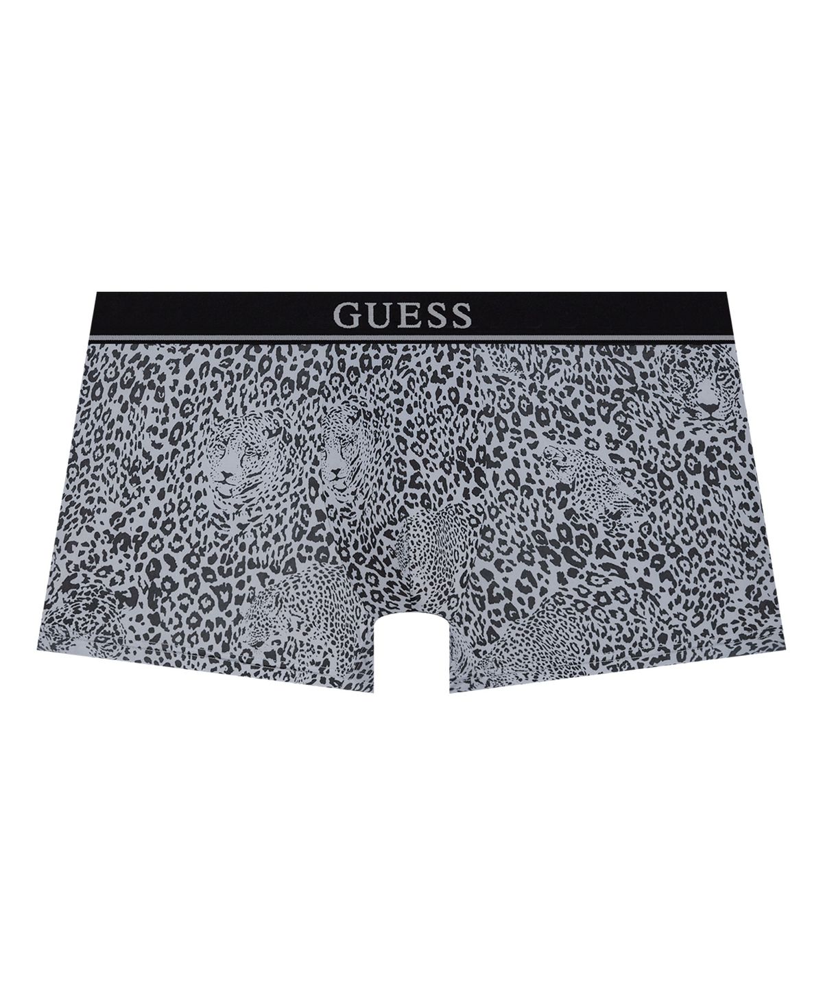 게스언더웨어(GUESS UNDERWEAR) 모노 레오파드 드로즈 - 블랙