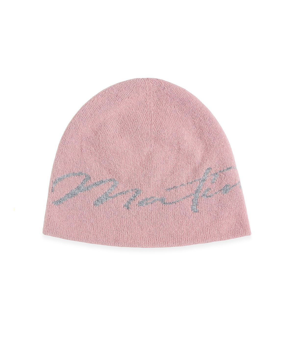 마뗑킴(MATIN KIM) MATIN LOGO SCRIPT BEANIE IN PINK