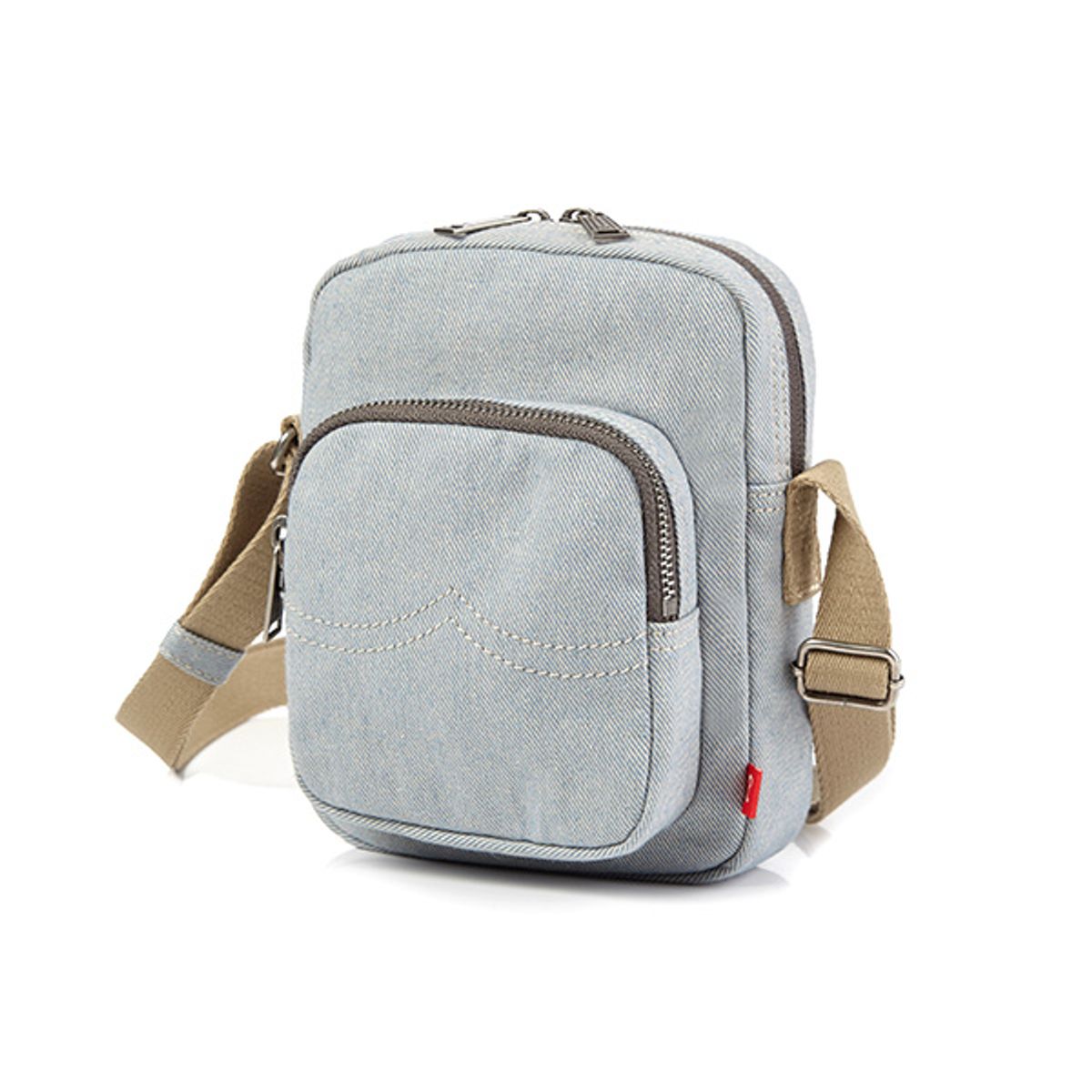 쌤소나이트 레드(SAMSONITE RED) ESHER 크로스백 LIGHT DENIM UW9KA007