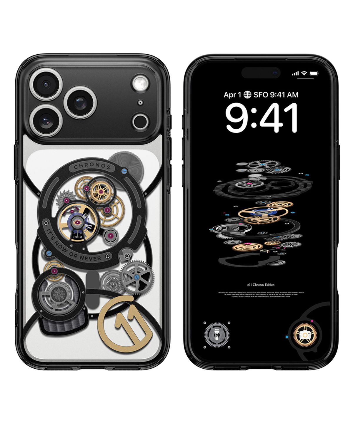 슈피겐(SPIGEN) 아이폰18 프로 맥스 맥세이프 케이스 카메라 컨트롤 풀커버 c11 에디션 크로노스