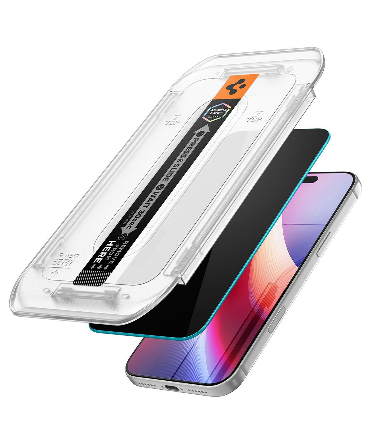 슈피겐(SPIGEN) 아이폰18 프로 맥스 강화유리 액정보호필름 글라스tR 이지핏 프라이버시