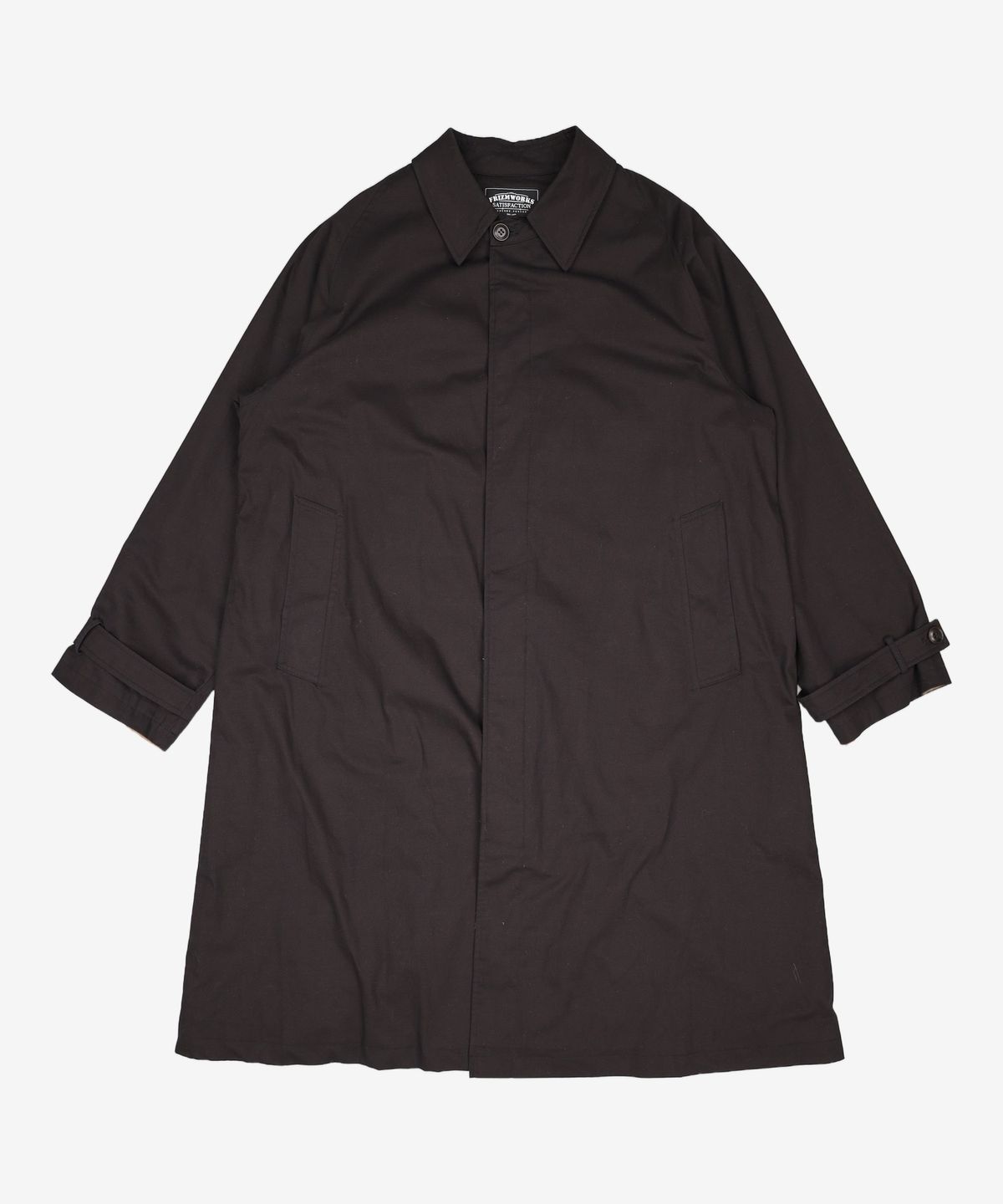 프리즘웍스(FRIZMWORKS) OVERSIZED BALMACAAN COAT _ BLACK XL