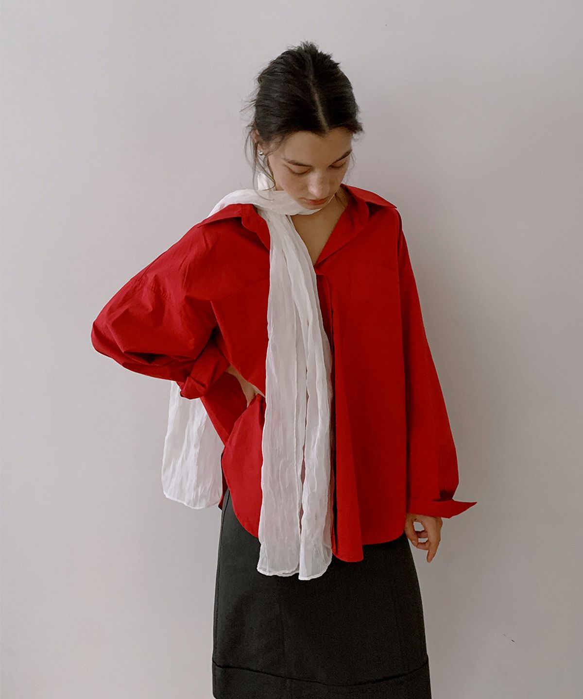 오얼즈(OURLS) Our Shirt - Red