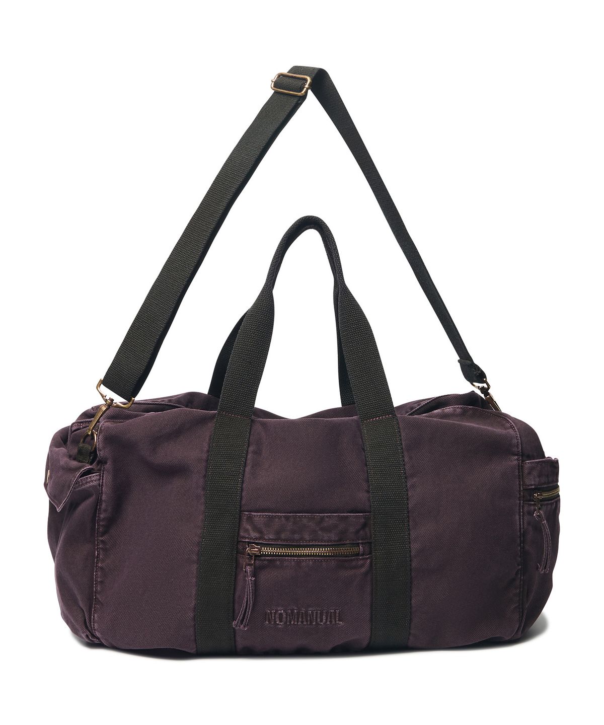 노매뉴얼(NOMANUAL) DYED BOSTON DUFFEL BAG - DYED PURPLE