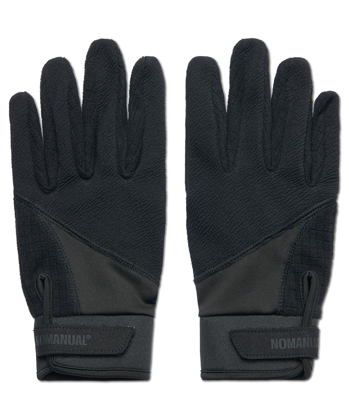 노매뉴얼(NOMANUAL) NM HEAVY WAFFLE GLOVES - BLACK