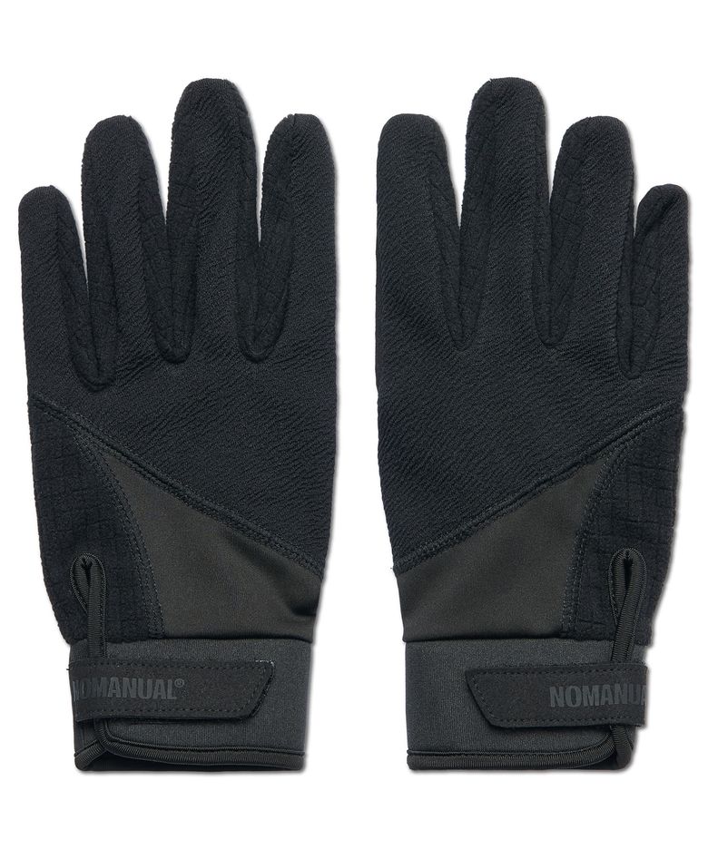 NM HEAVY WAFFLE GLOVES - BLACK
