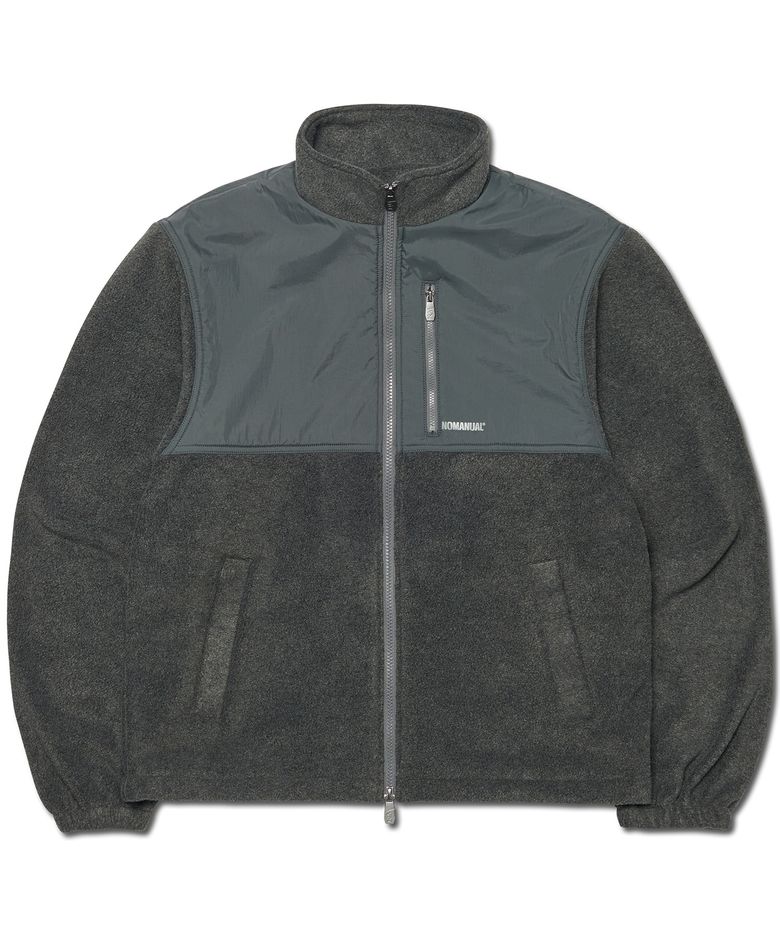 C.B FLEECE JACKET - CHARCOAL